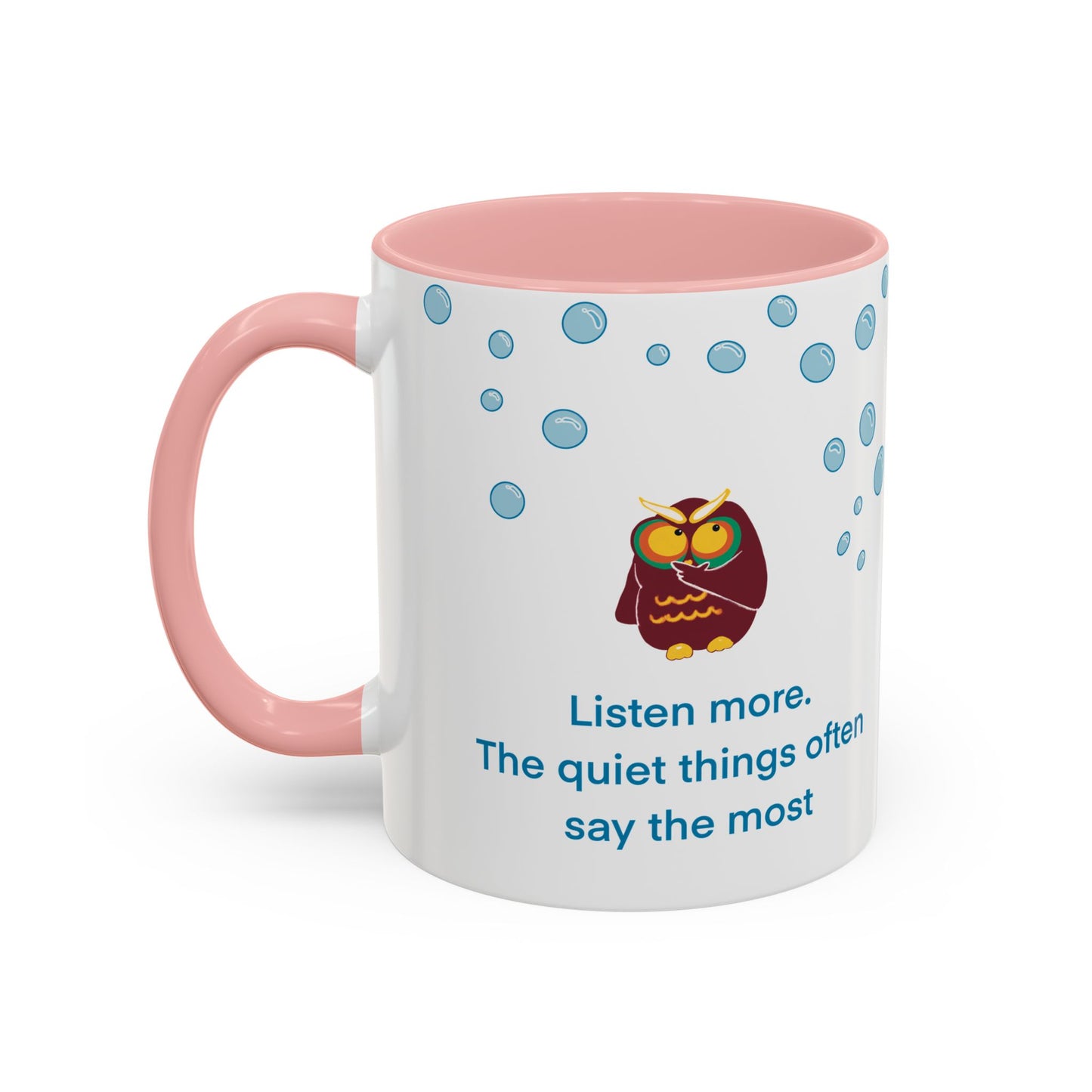 Inspiring Owl Coffee Mug - A Thoughtful Gift for Seekers, Motivational Drinkware for Home, Inspirational Quote Mug, Cozy Kitchen Decor