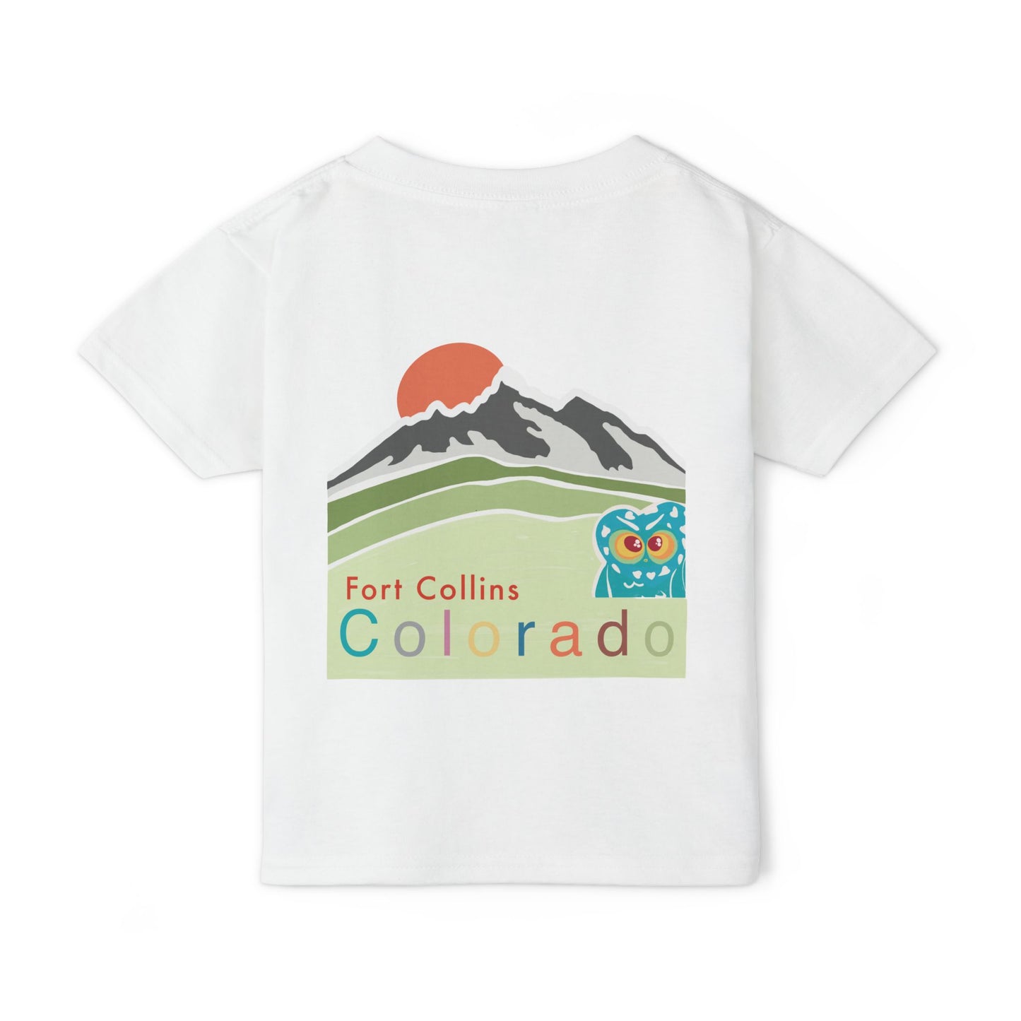 Fort Collins Colorado Toddler T-Shirt – Cute Mountain Adventure Design