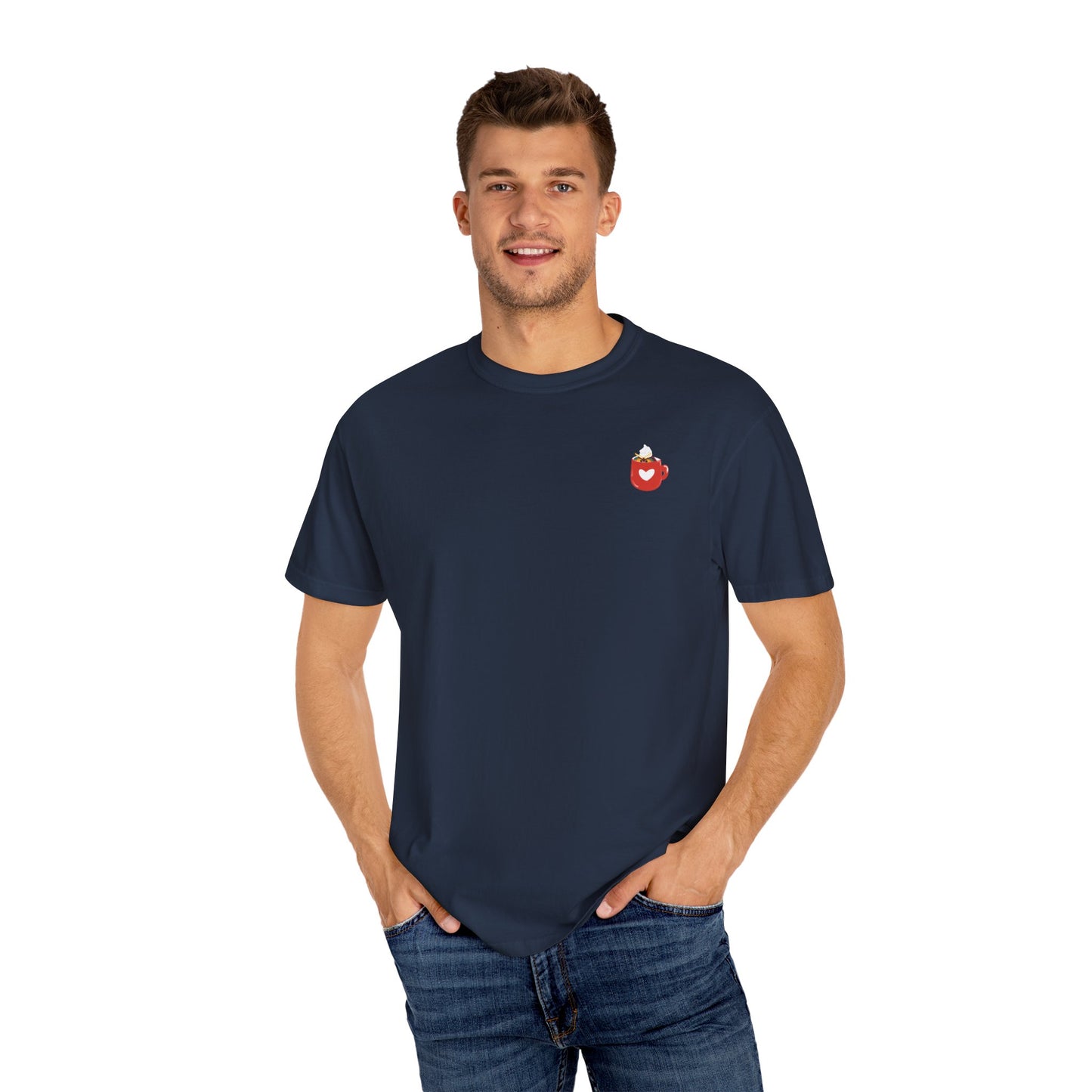 Playful Heart Unisex Garment-Dyed T-Shirt