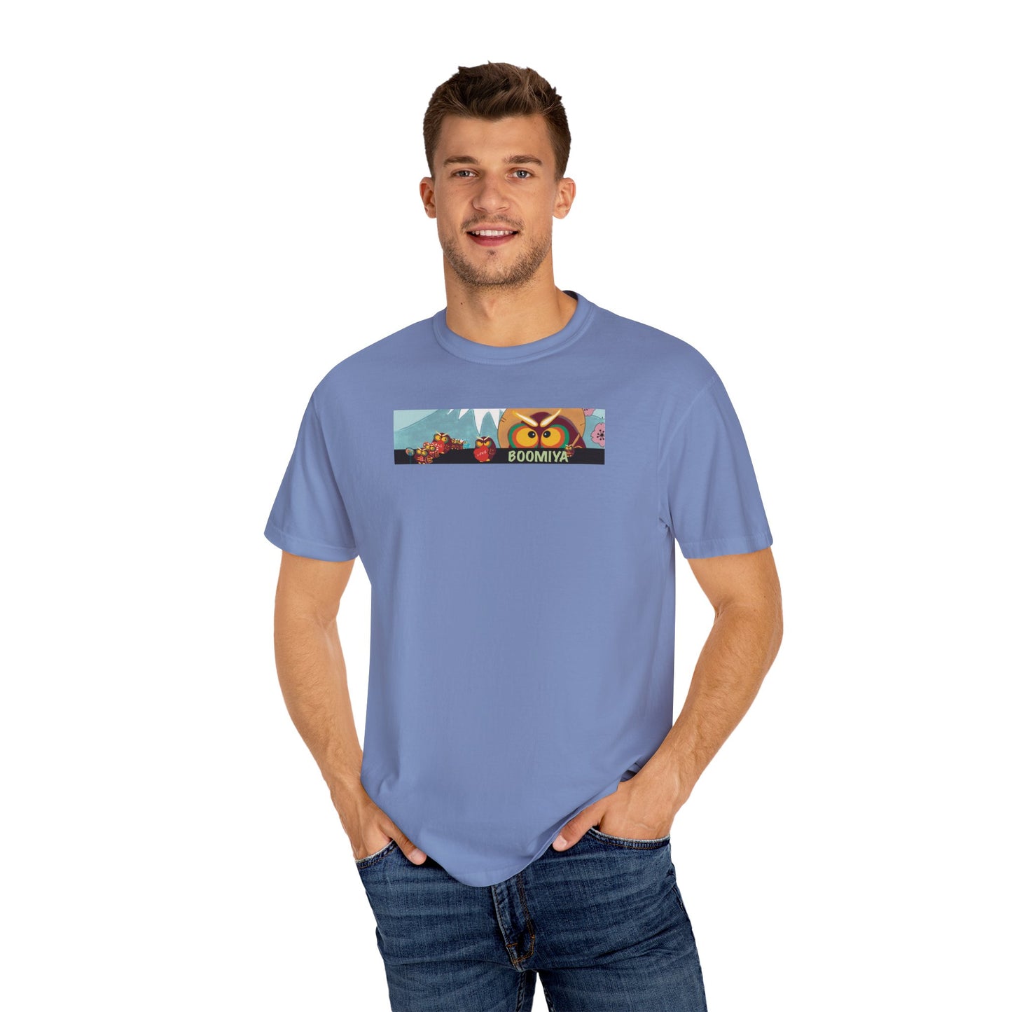 Boomiya Unisex Garment-Dyed T-shirt - Fun & Playful Graphic Tee