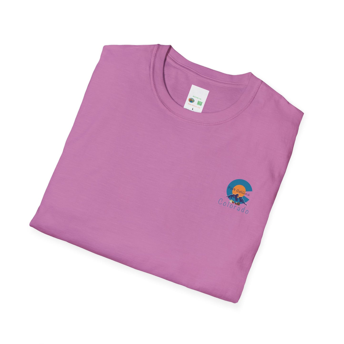 Fort Collins Colorado Unisex T-Shirt | Softstyle Tee for Travel Lovers, Adventure Seekers, and Summer Days, Gift for Nature Enthusiasts