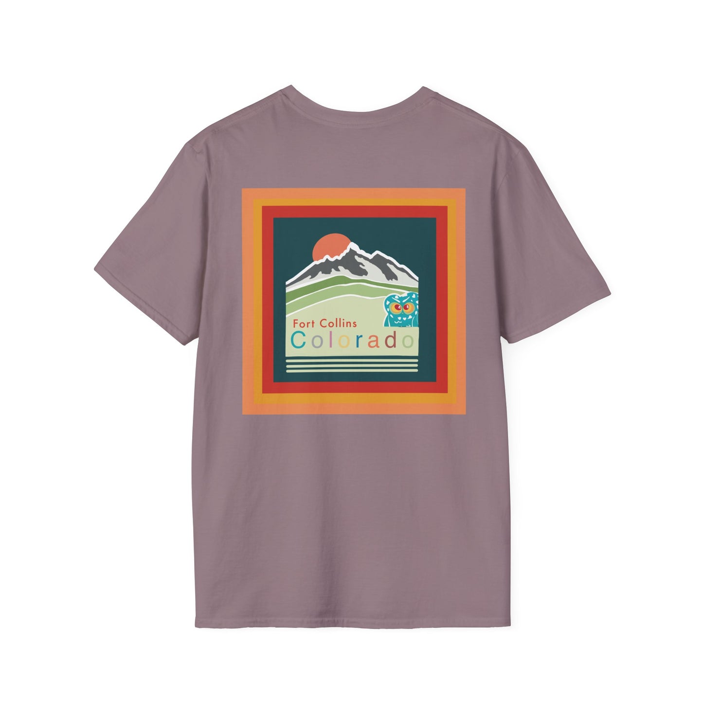 Fort Collins Colorado T-Shirt, Unisex Graphic Tee, Casual Travel Shirt, Vintage Style Apparel, Outdoor Adventure Clothing