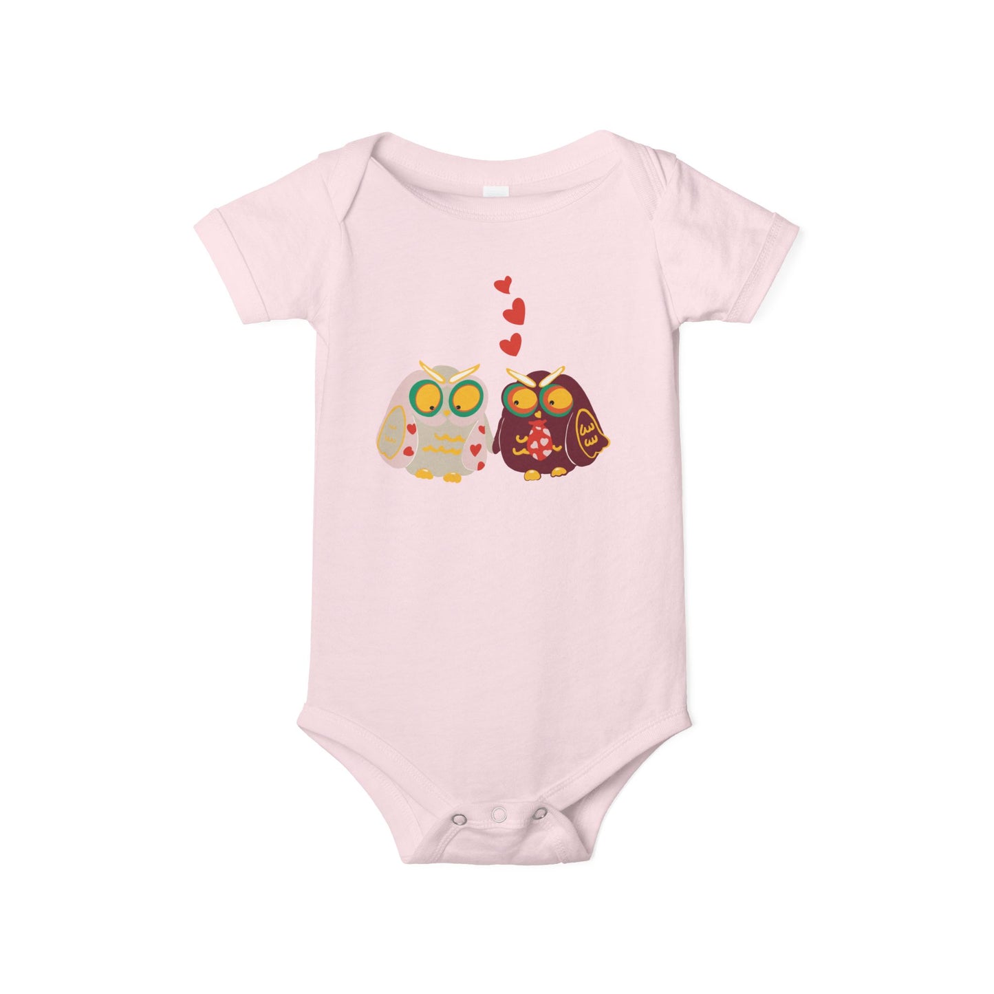 Adorable Owl Love Infant Jersey One Piece - Cute Baby Bodysuit for Baby Showers & Valentine's Day