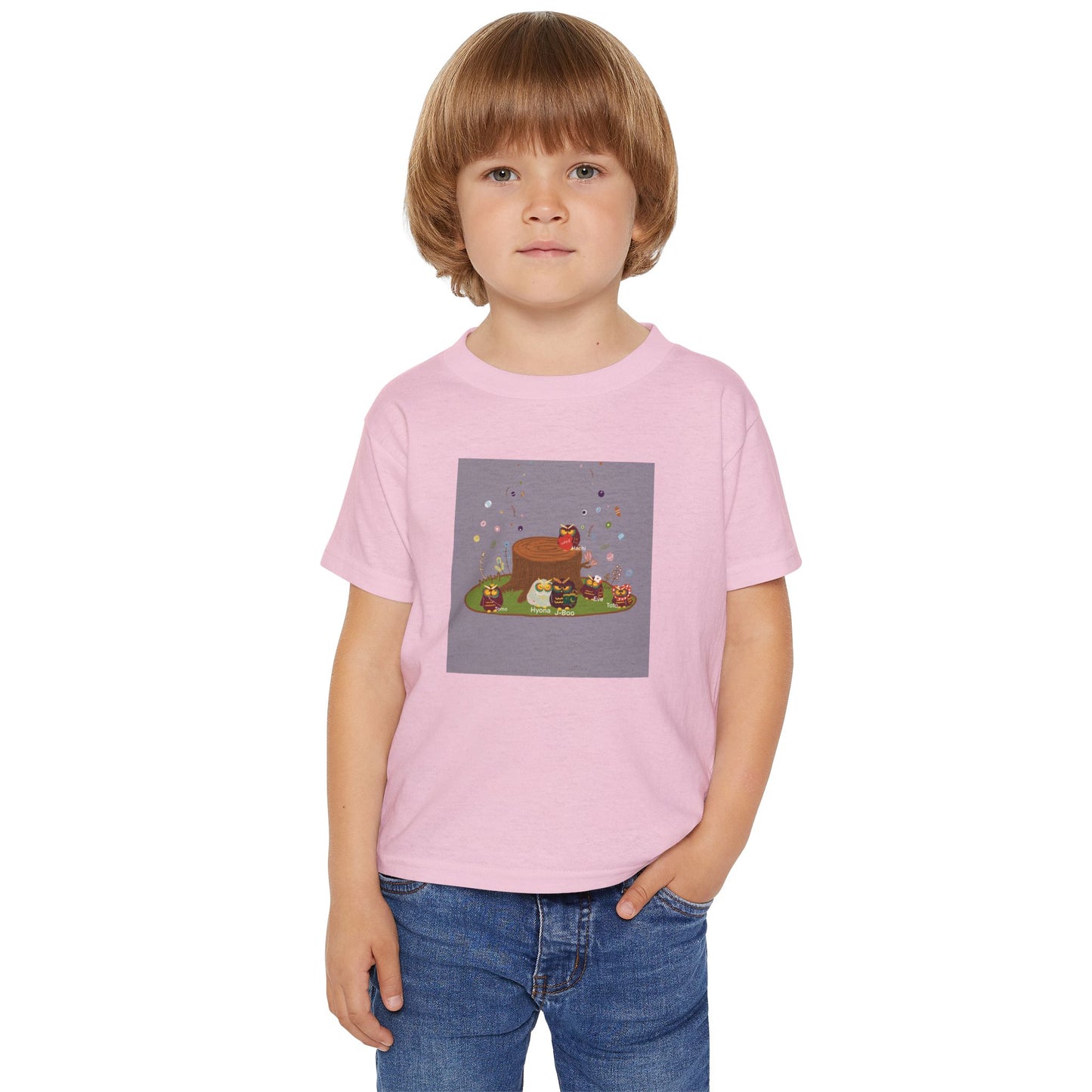 Playful Toddler T-Shirt with Fun Cake Design