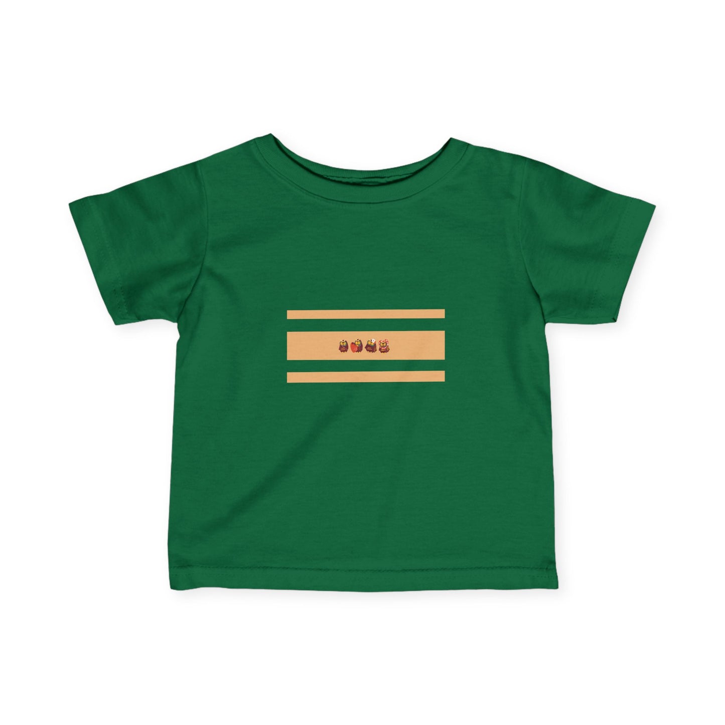 Cute Infant Fine Jersey Tee with Playful Design for Babies