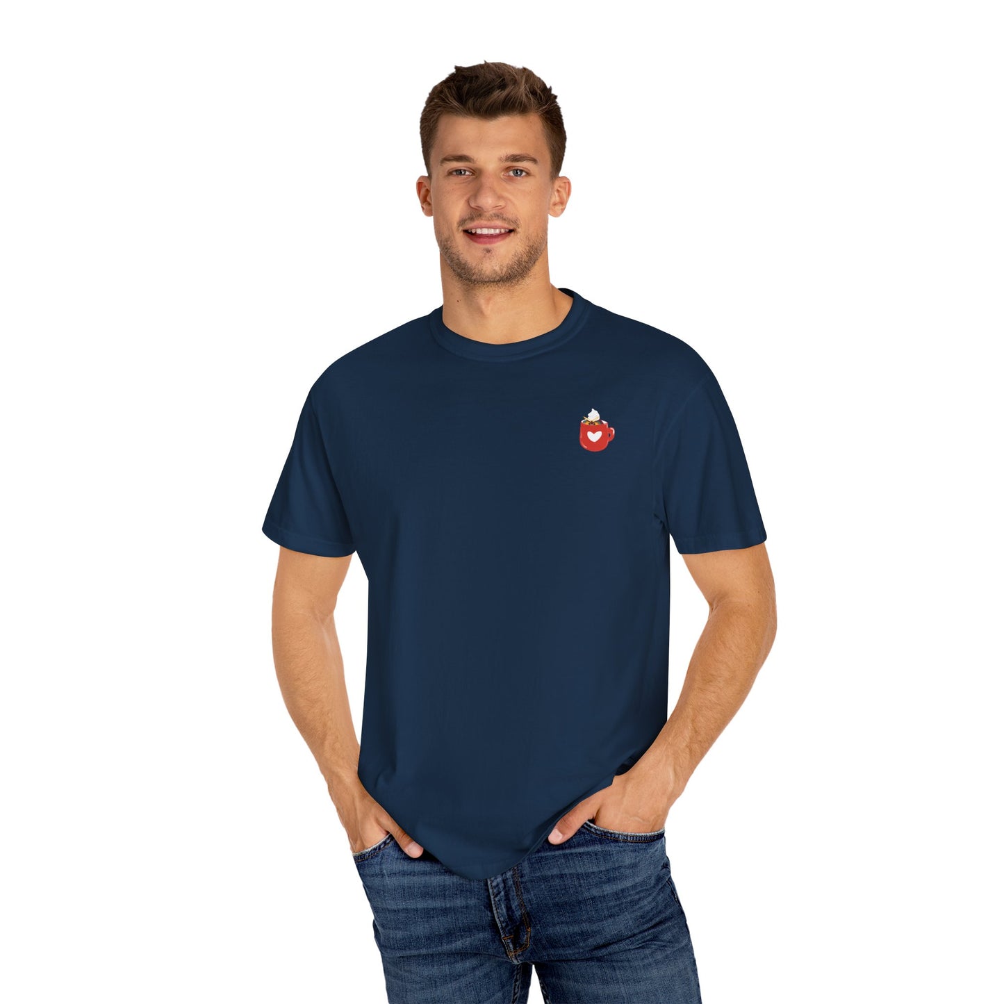 Playful Heart Unisex Garment-Dyed T-Shirt