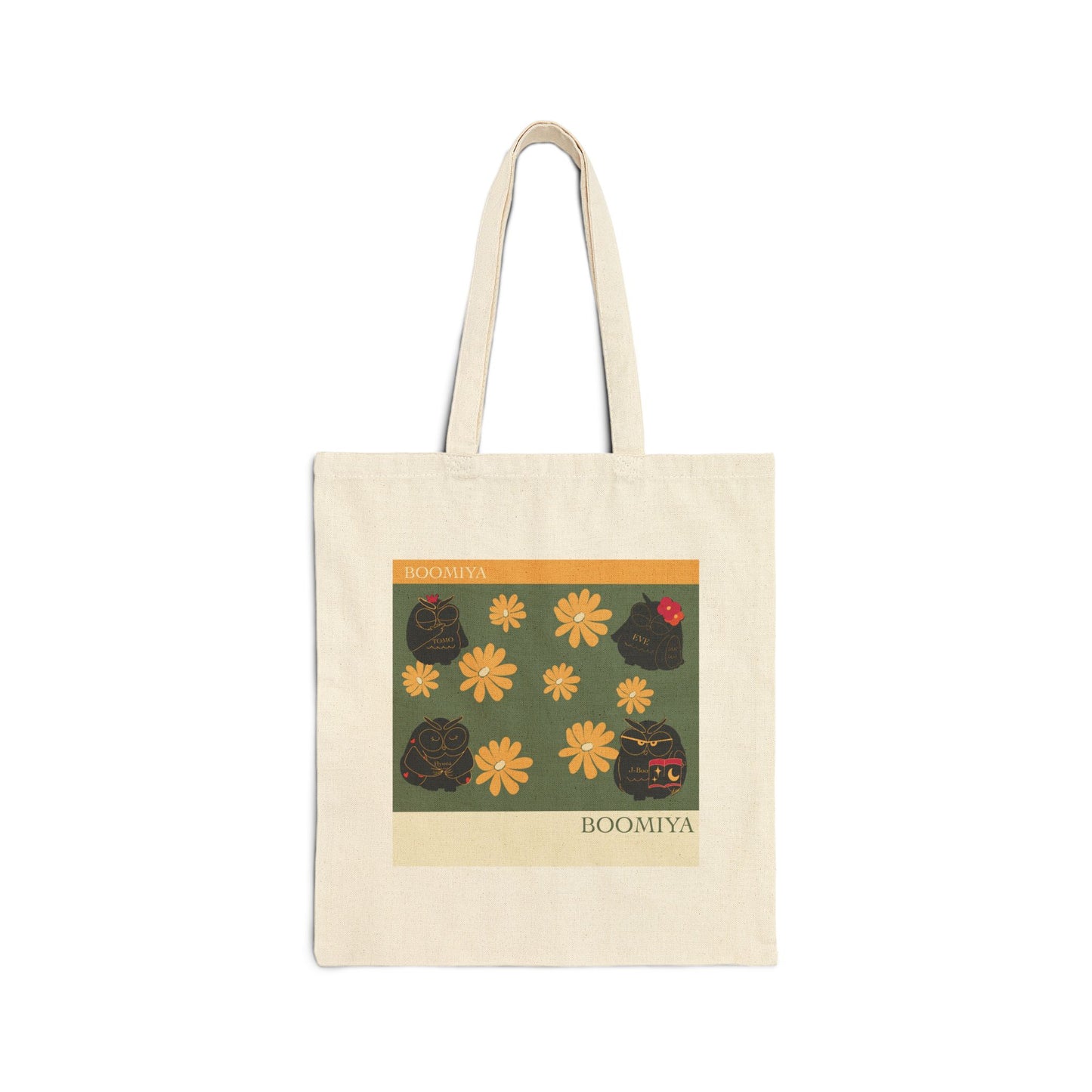 Chic Floral Cotton Canvas Tote Bag, Eco-Friendly Shopping Bag, Gift for Her, Reusable Grocery Bag, Bohemian Style Tote