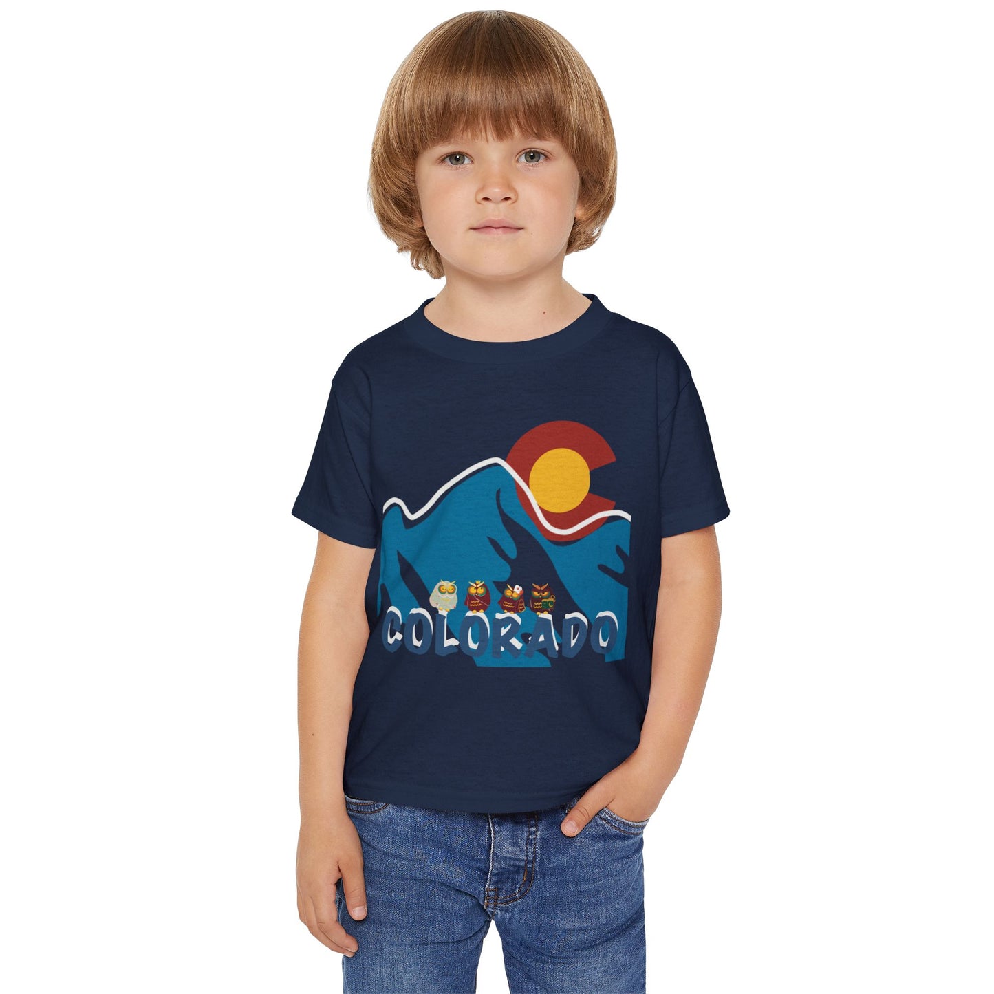 Colorado Mountains Toddler T-shirt, Kids Outdoor Adventure Tee, Childrens Clothing, Travel Gear for Kids, Colorado Souvenir, Birthday Gift