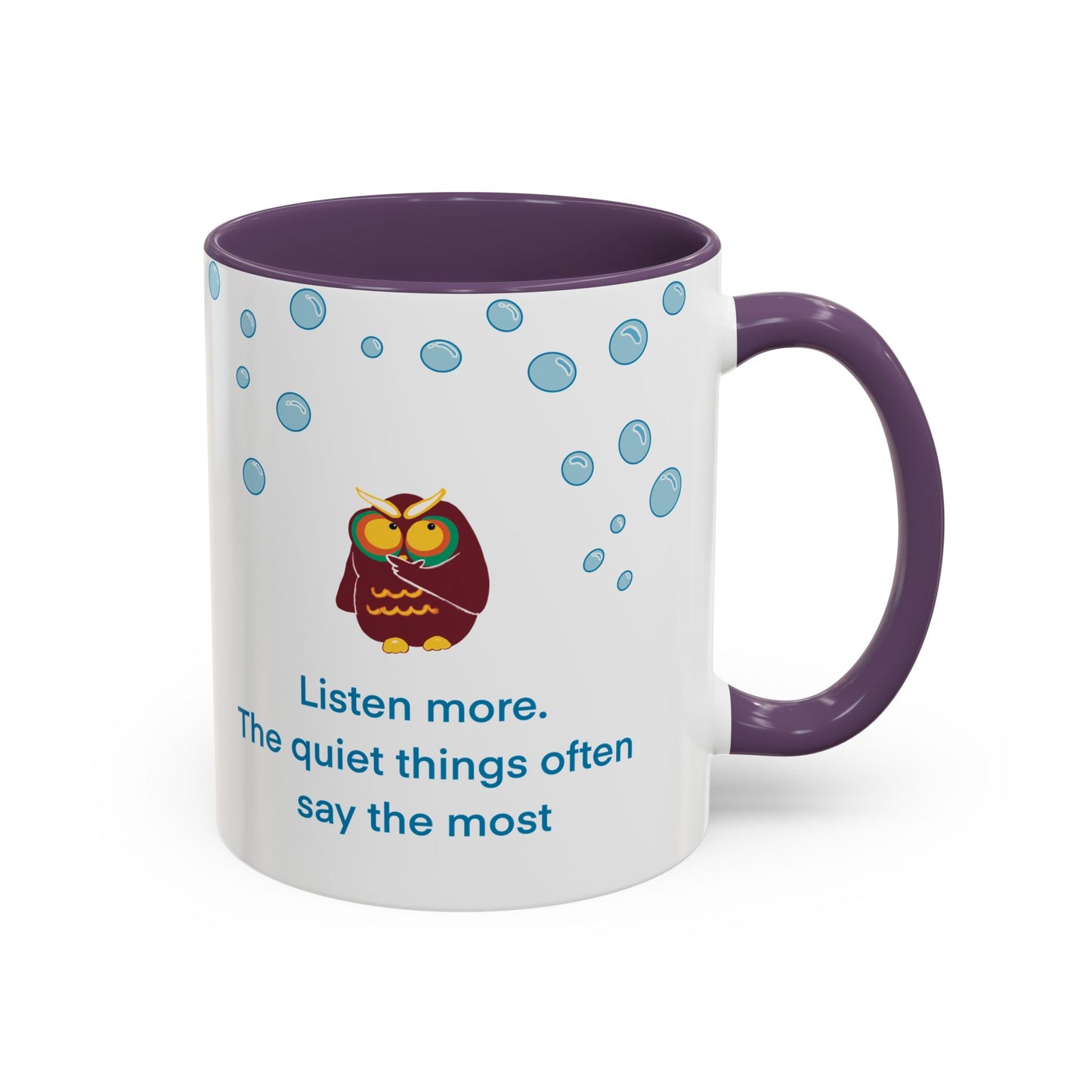Inspiring Owl Coffee Mug - A Thoughtful Gift for Seekers, Motivational Drinkware for Home, Inspirational Quote Mug, Cozy Kitchen Decor