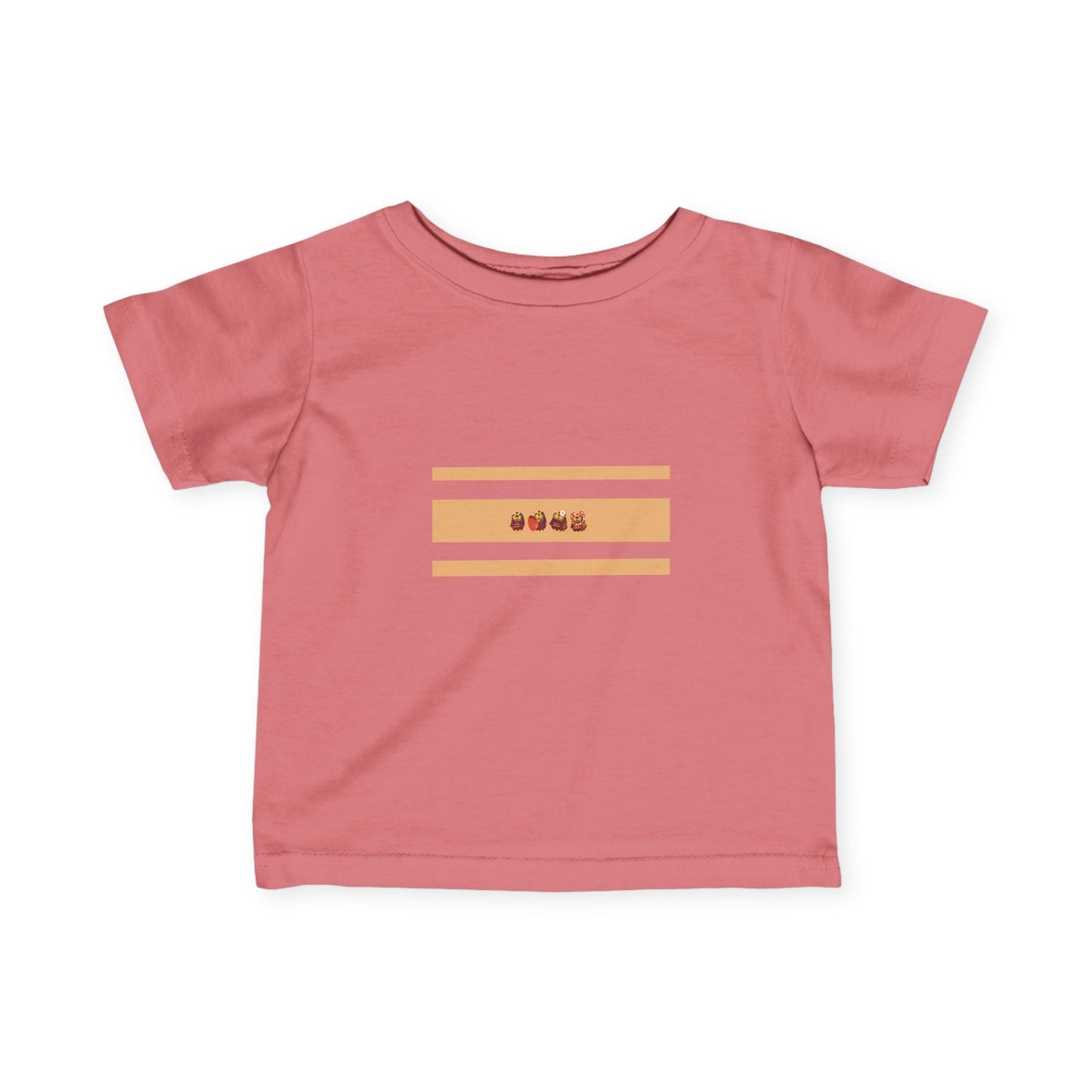 Cute Infant Fine Jersey Tee with Playful Design for Babies