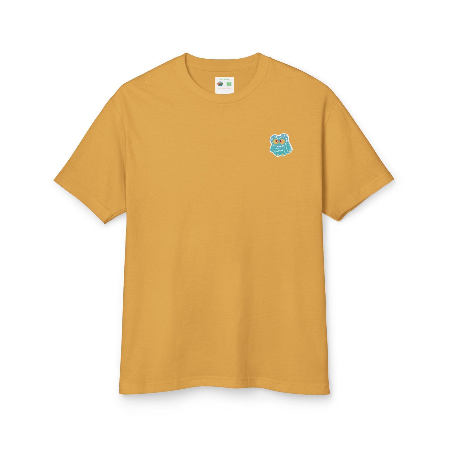 Fort Collins Vibes Unisex Heavyweight Cotton Tee - Mountain and Owl Design