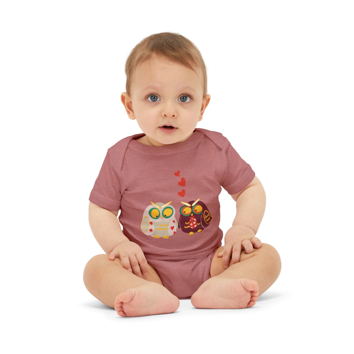 Adorable Owl Love Infant Jersey One Piece - Cute Baby Bodysuit for Baby Showers & Valentine's Day