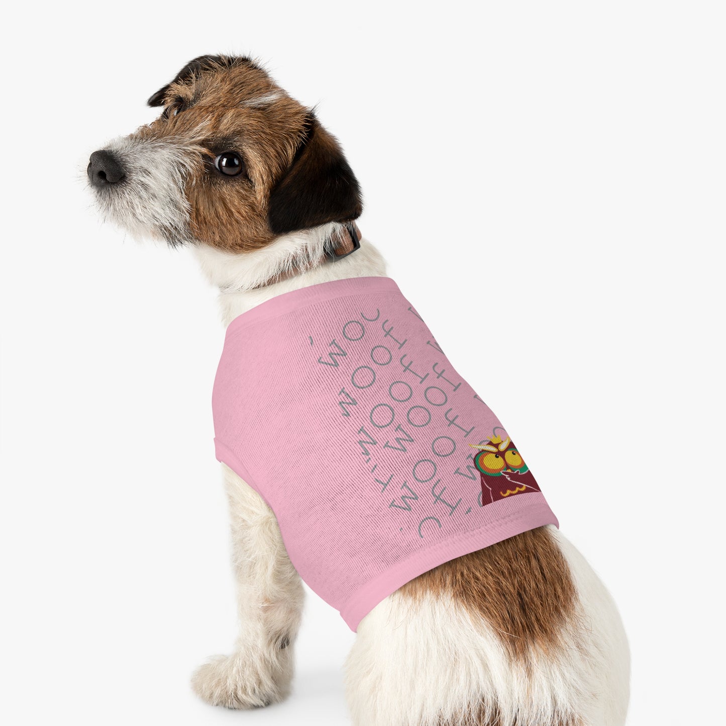 Cute Pet Tank Top with Fun Owl Design for Dogs, Dog Apparel, Pet Gift, Pet Costume, Summer Wear, Animal Lover Gift