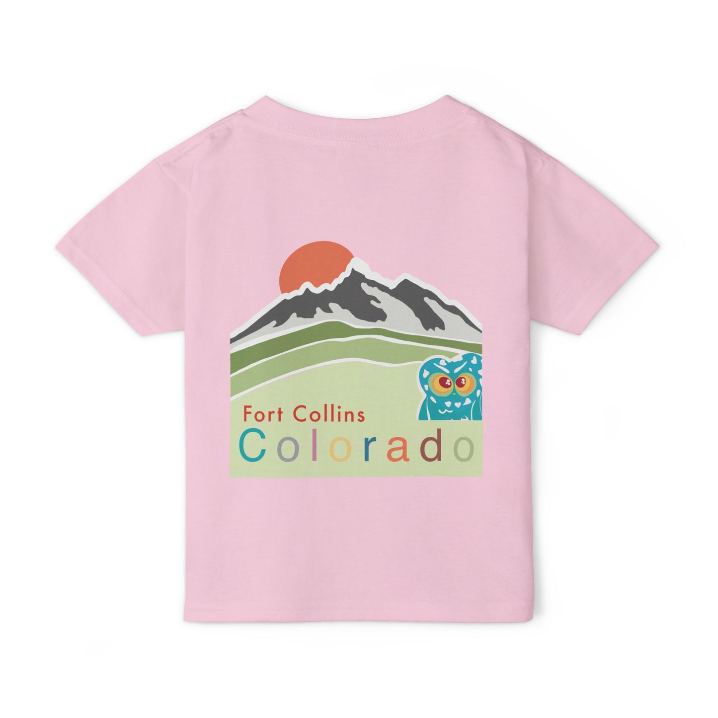 Fort Collins Colorado Toddler T-Shirt – Cute Mountain Adventure Design