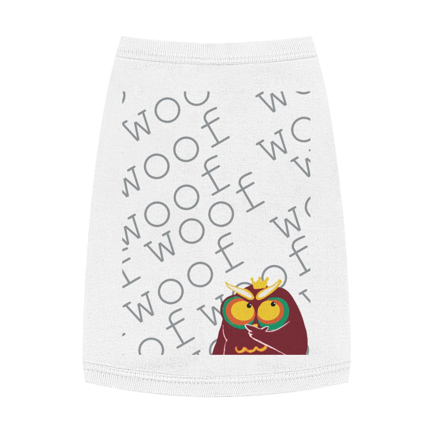 Cute Pet Tank Top with Fun Owl Design for Dogs, Dog Apparel, Pet Gift, Pet Costume, Summer Wear, Animal Lover Gift