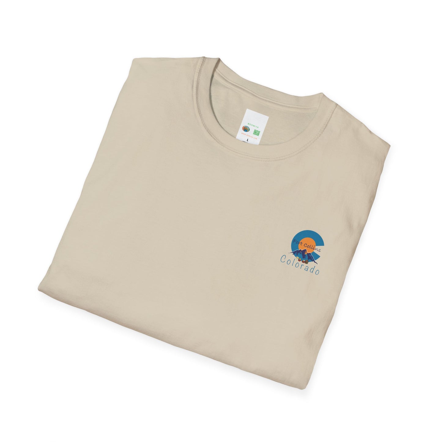Fort Collins Colorado Unisex T-Shirt | Softstyle Tee for Travel Lovers, Adventure Seekers, and Summer Days, Gift for Nature Enthusiasts