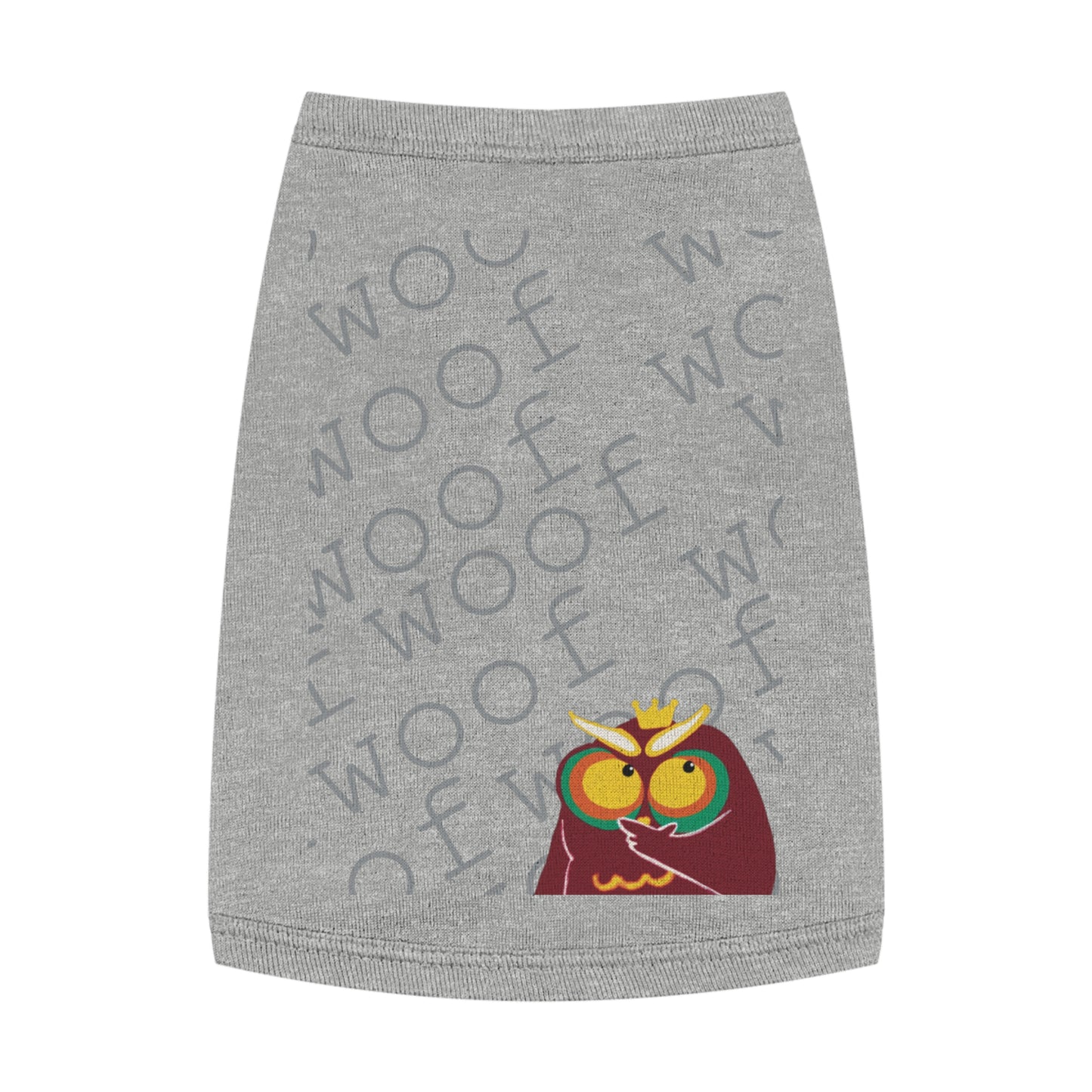 Cute Pet Tank Top with Fun Owl Design for Dogs, Dog Apparel, Pet Gift, Pet Costume, Summer Wear, Animal Lover Gift