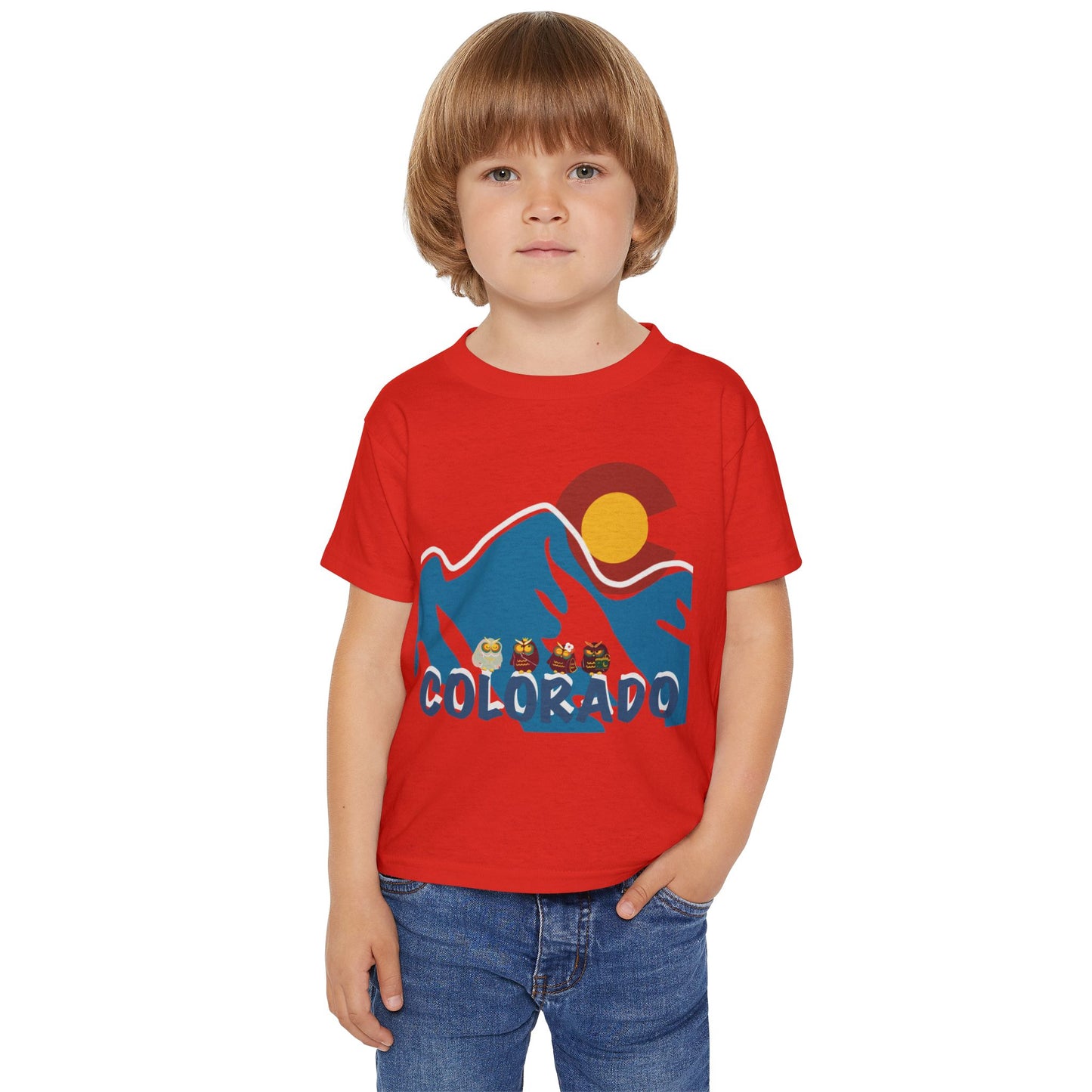 Colorado Mountains Toddler T-shirt, Kids Outdoor Adventure Tee, Childrens Clothing, Travel Gear for Kids, Colorado Souvenir, Birthday Gift