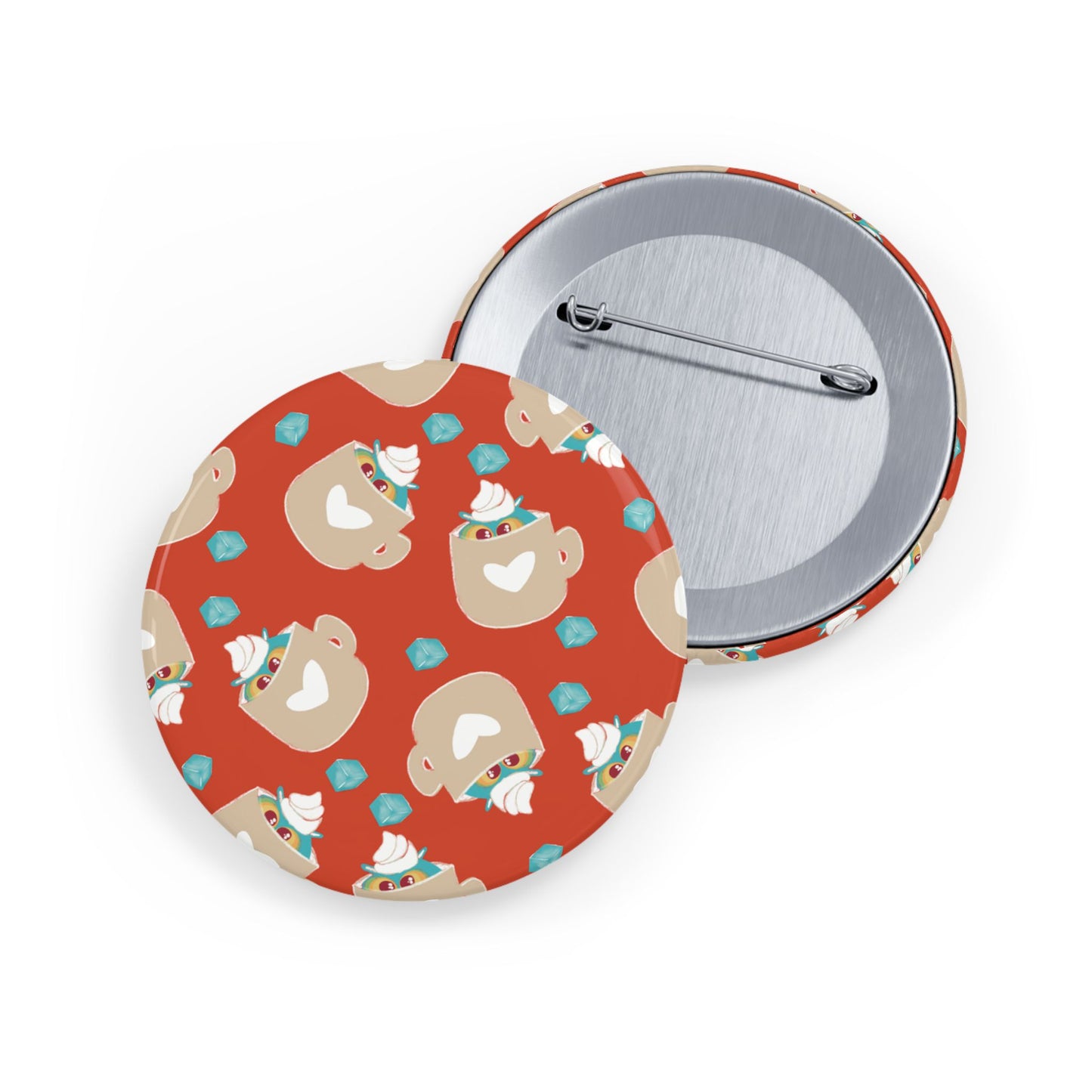 Charming Decorative Round Pins, Cute Pin Badges for Jackets, Gifts for Friends, Fun Accessories, Holiday Decor, Collectible Pins