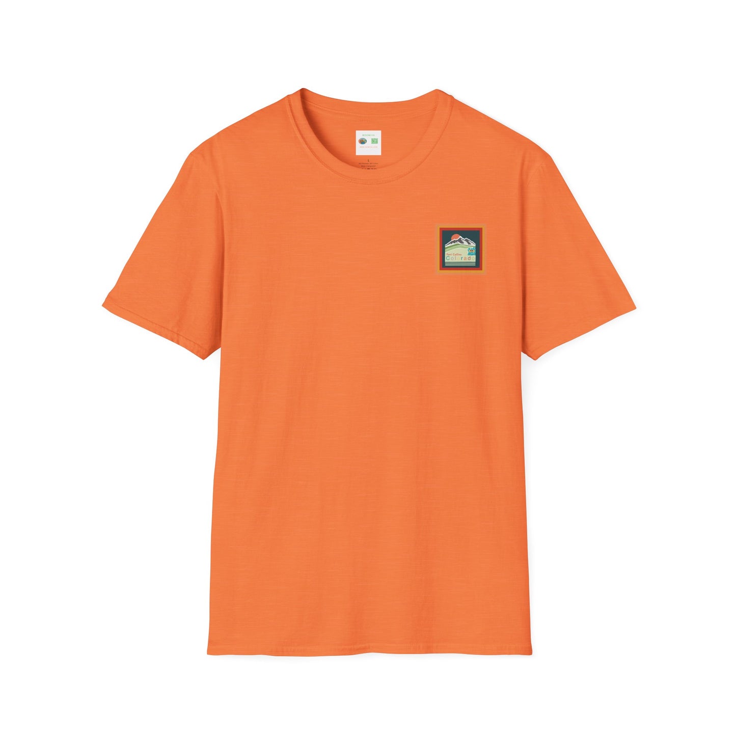 Fort Collins Colorado T-Shirt, Unisex Graphic Tee, Casual Travel Shirt, Vintage Style Apparel, Outdoor Adventure Clothing