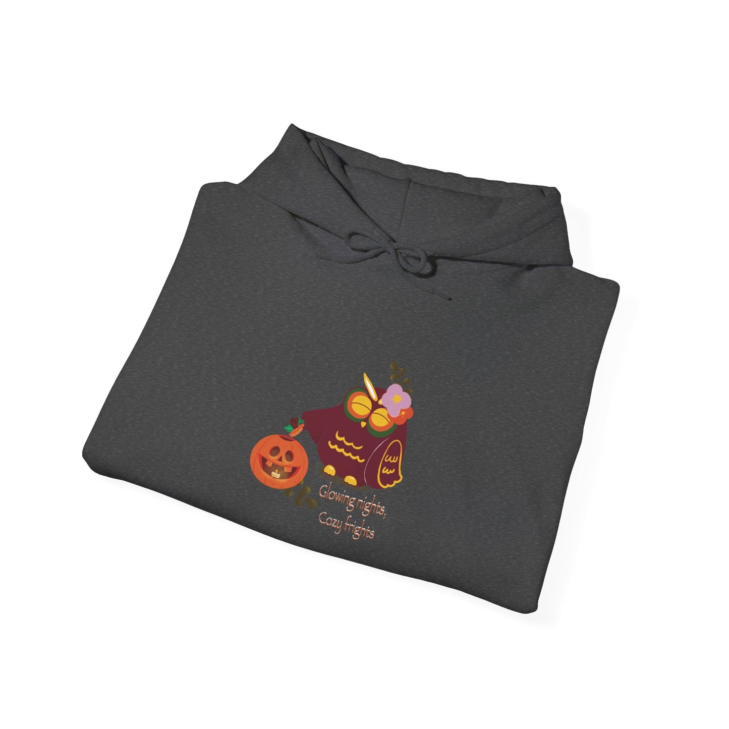 Cozy Halloween Cake Hoodie, Unisex Sweatshirt, Fall Fashion, Pumpkin Spice, Cute Autumn Apparel, Seasonal Gift