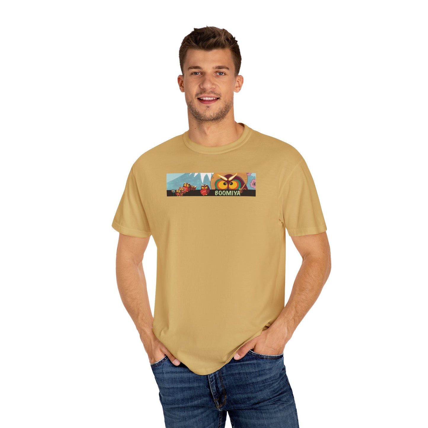 Boomiya Unisex Garment-Dyed T-shirt - Fun & Playful Graphic Tee