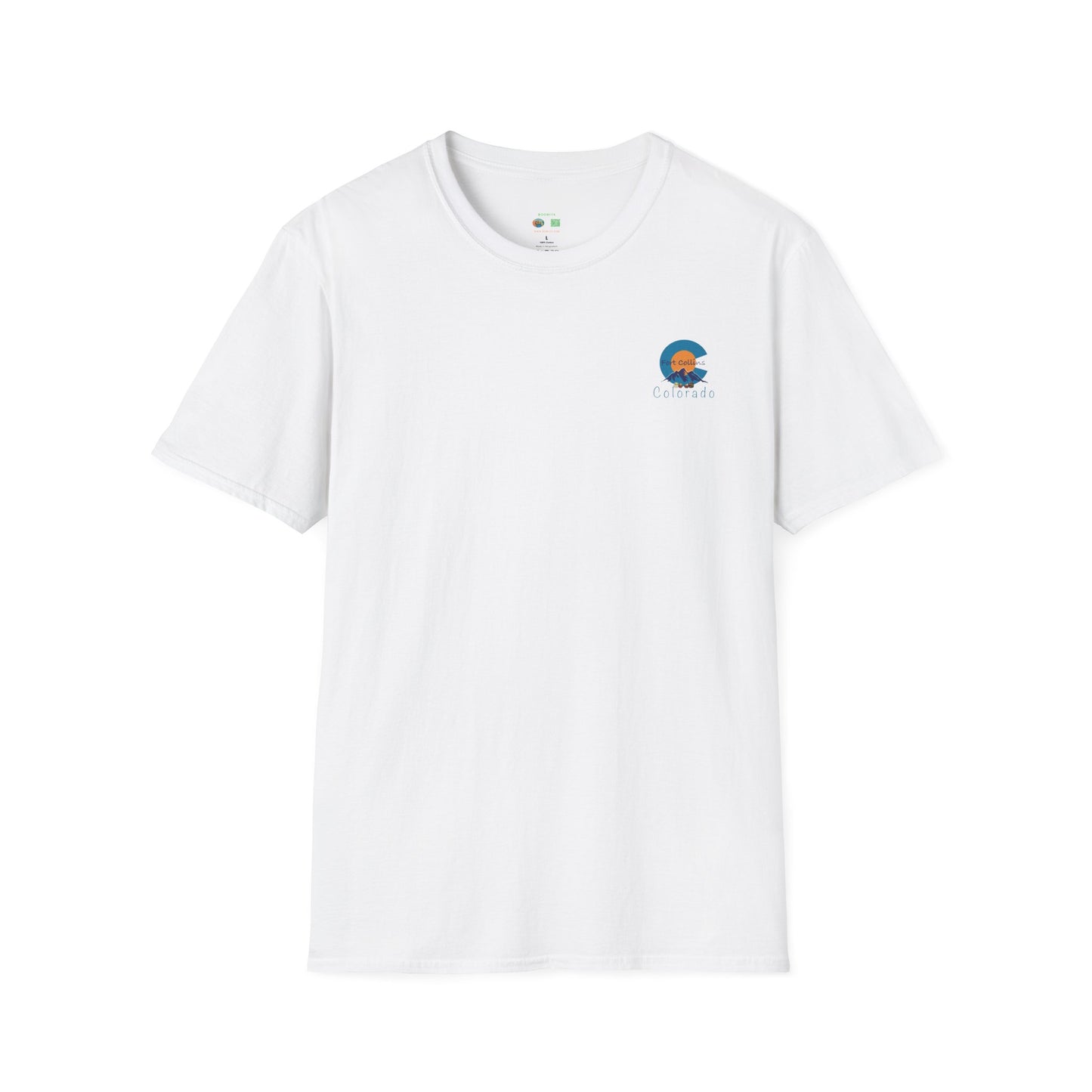 Fort Collins Colorado Unisex T-Shirt | Softstyle Tee for Travel Lovers, Adventure Seekers, and Summer Days, Gift for Nature Enthusiasts