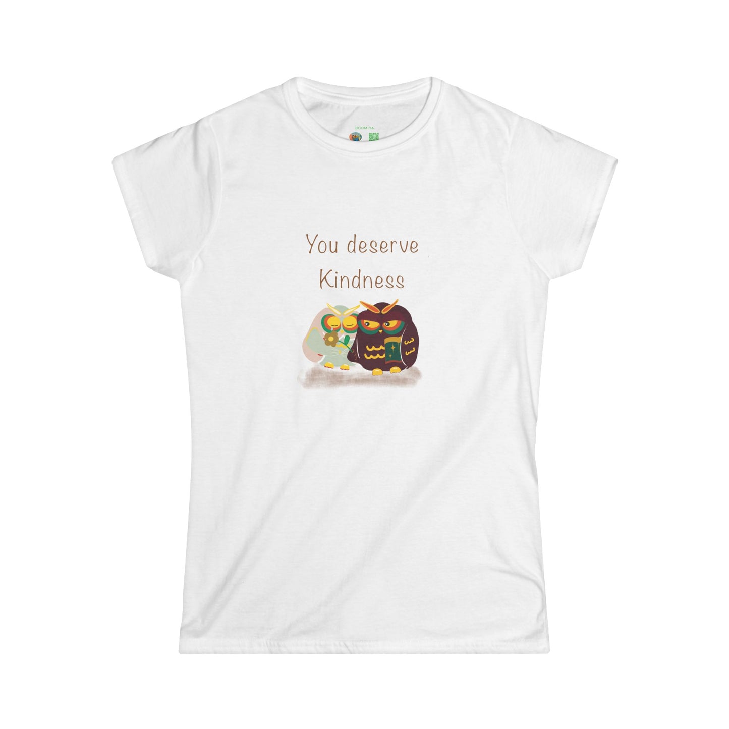 Empowering Kindness Tee - Women's Softstyle T-Shirt, Inspirational Gift, Self-Care Reminder, Casual Outfit, Everyday Wear