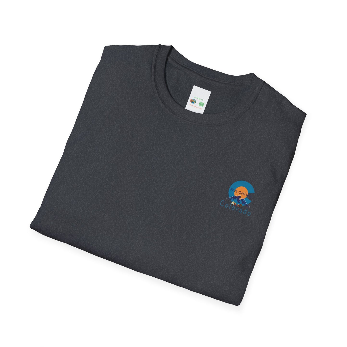Fort Collins Colorado Unisex T-Shirt | Softstyle Tee for Travel Lovers, Adventure Seekers, and Summer Days, Gift for Nature Enthusiasts
