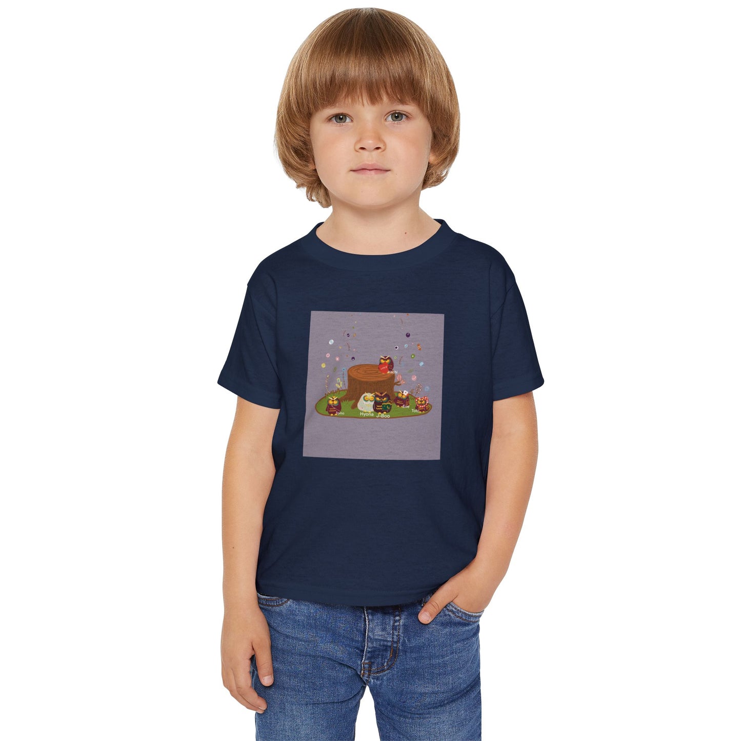 Playful Toddler T-Shirt with Fun Cake Design