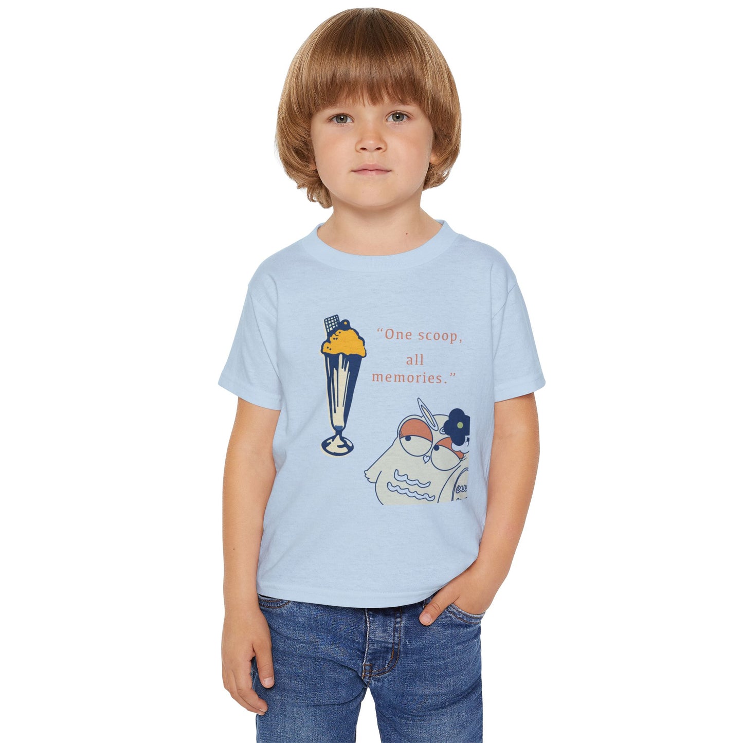 Adorable Toddler T-Shirt with Memory-Inspired Design, Cute Gift for Kids, Summer Outfits, Playdate Attire, Family Gatherings