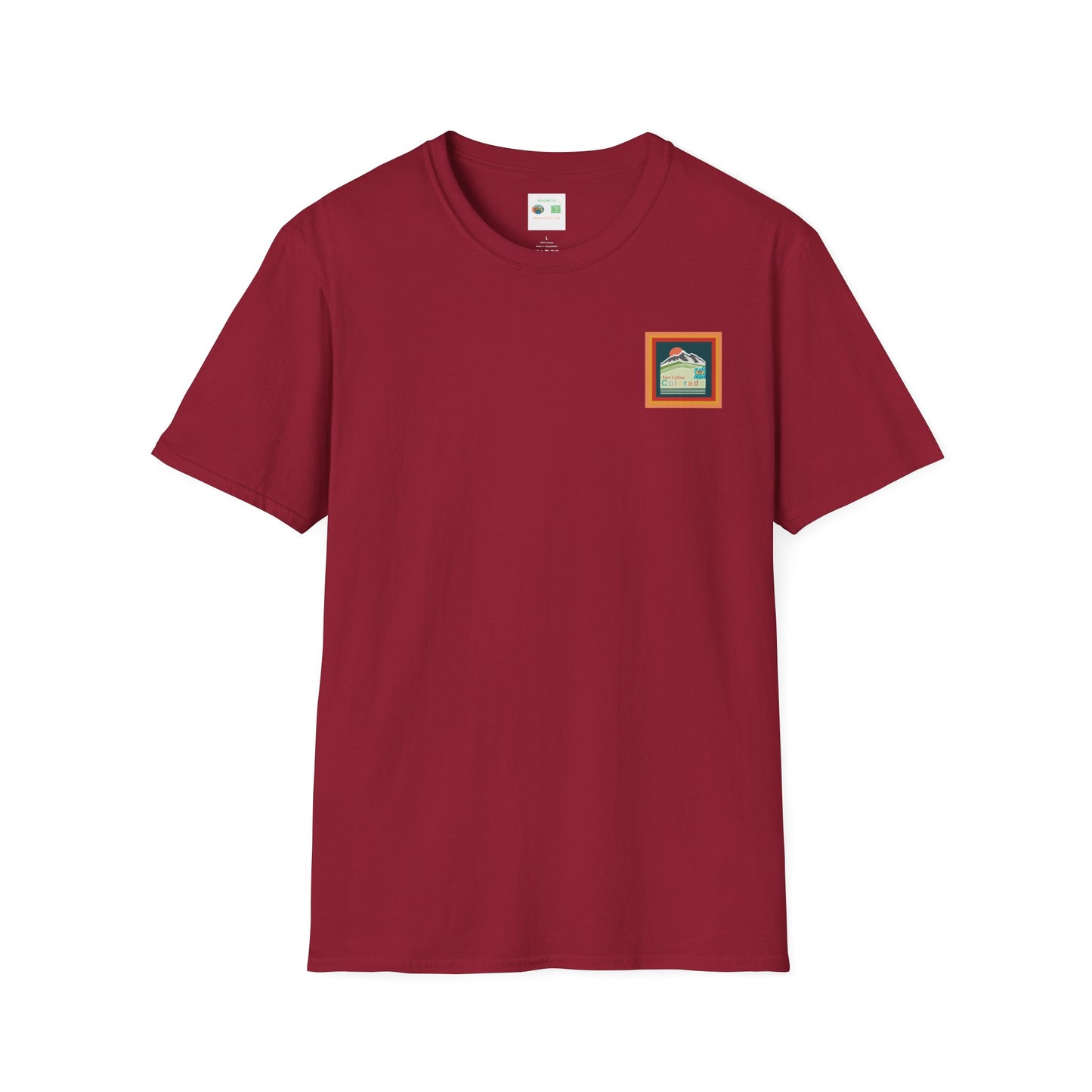 Fort Collins Colorado T-Shirt, Unisex Graphic Tee, Casual Travel Shirt, Vintage Style Apparel, Outdoor Adventure Clothing