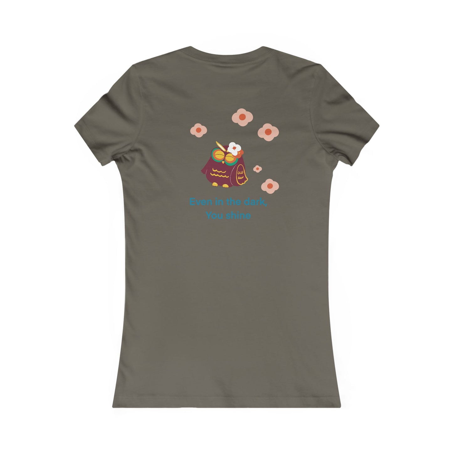 Inspirational Women's Tee - Even in the Dark You Shine, Cute Gift for Women, Casual Wear, Positive Vibes, Spring Fashion