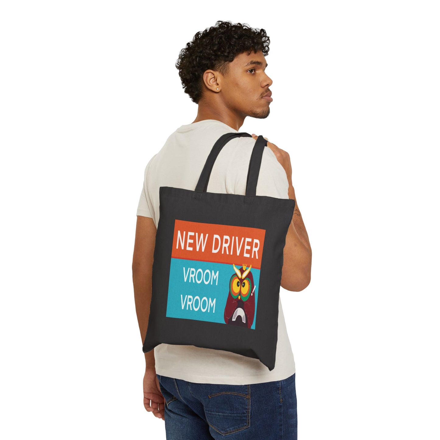 New Driver Tote Bag, Funny Gift for New Car Owners, Cute Shopping Bag, Driving Enthusiast Accessory, Car Lover Tote