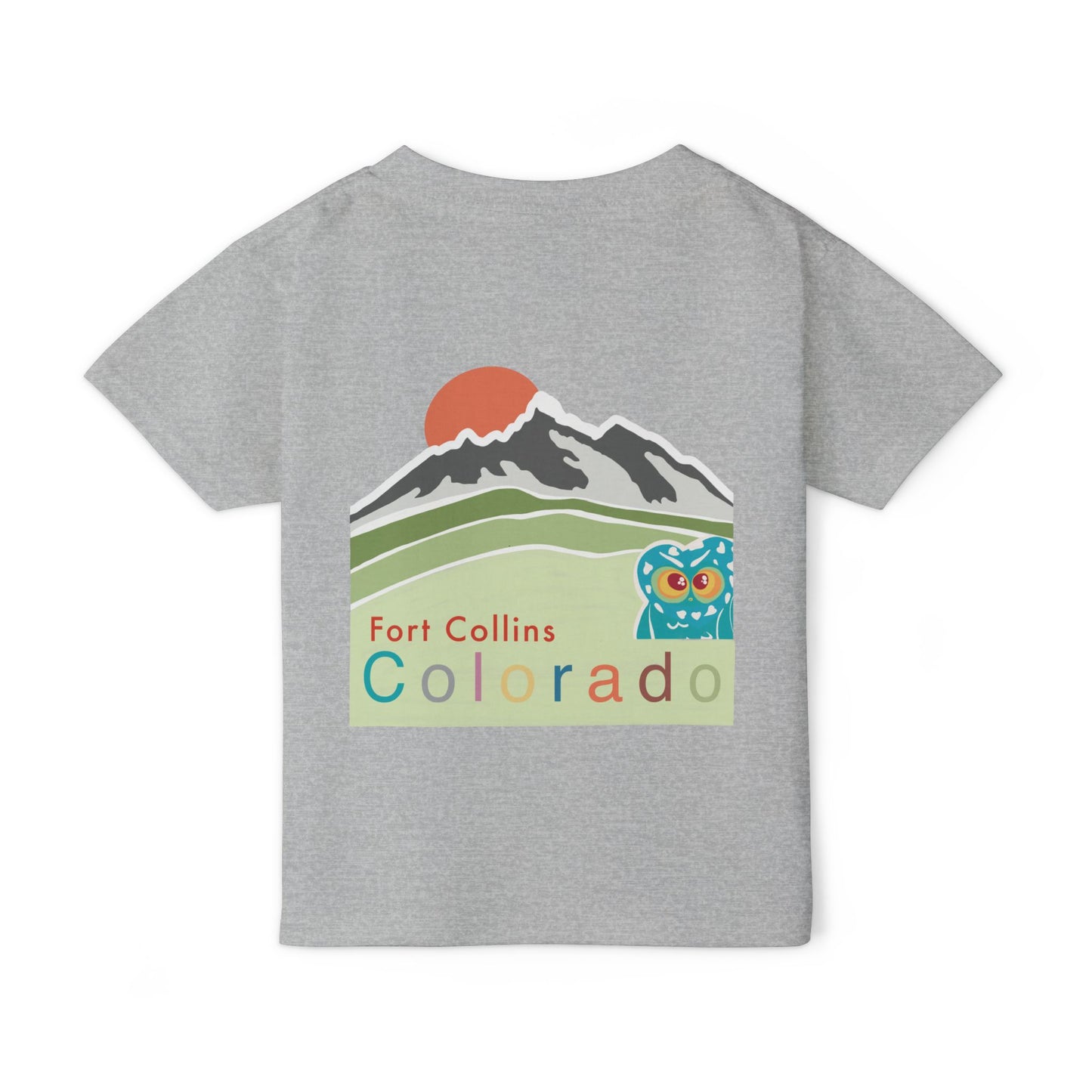Fort Collins Colorado Toddler T-Shirt – Cute Mountain Adventure Design