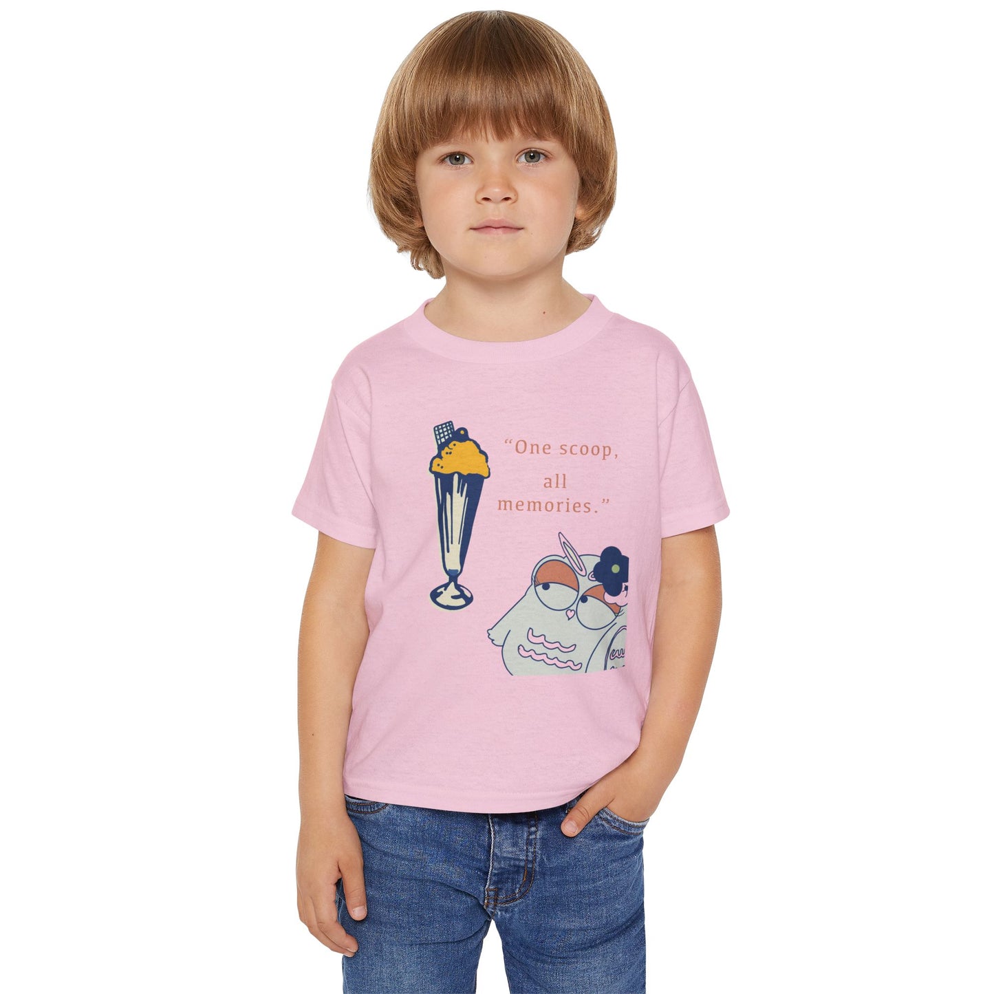 Adorable Toddler T-Shirt with Memory-Inspired Design, Cute Gift for Kids, Summer Outfits, Playdate Attire, Family Gatherings