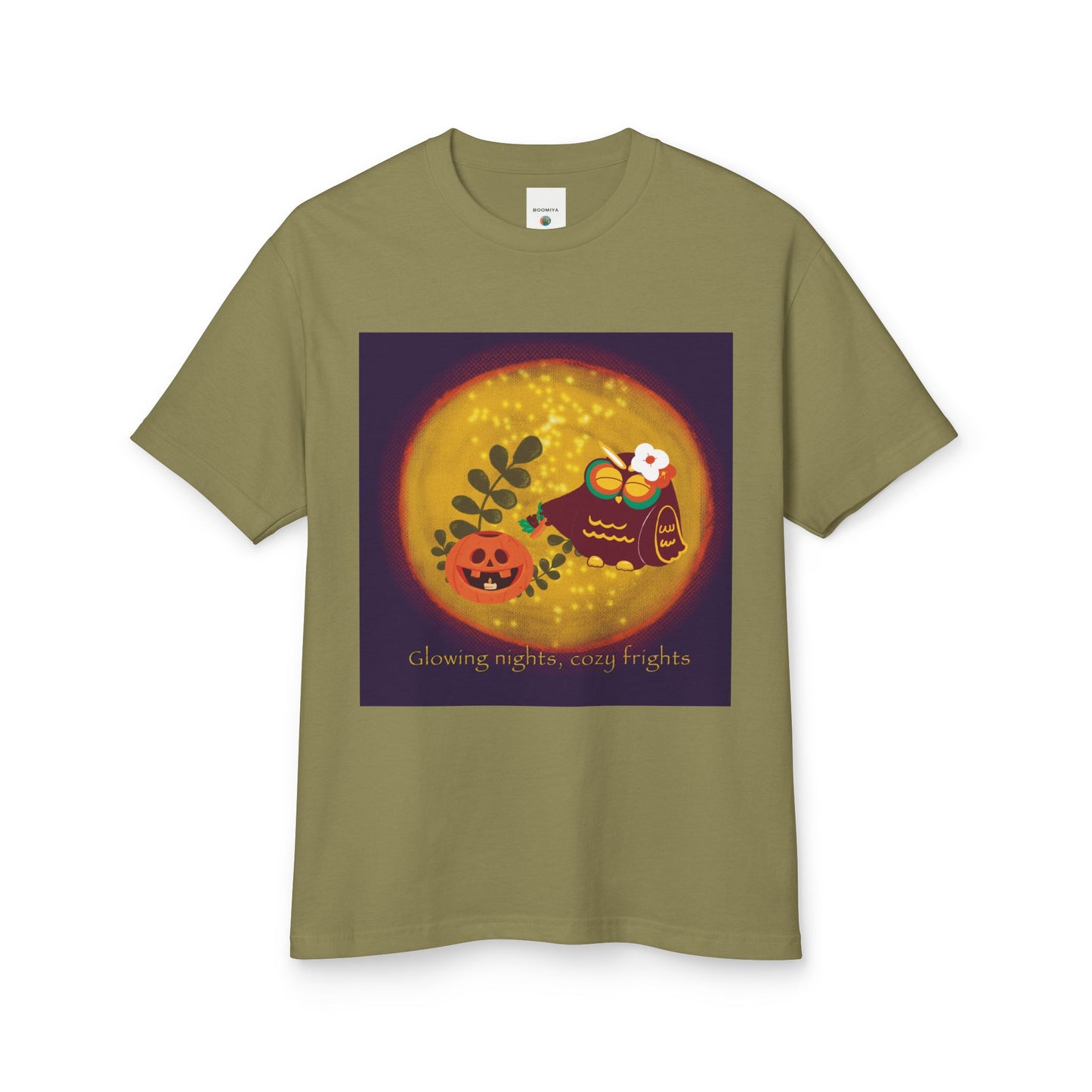 Spooky Night Vibes Tee | Unisex Halloween T-Shirt, Cozy Cotton Shirt, Fall Fashion, Pumpkin Lovers Gift, Ghost Print Top