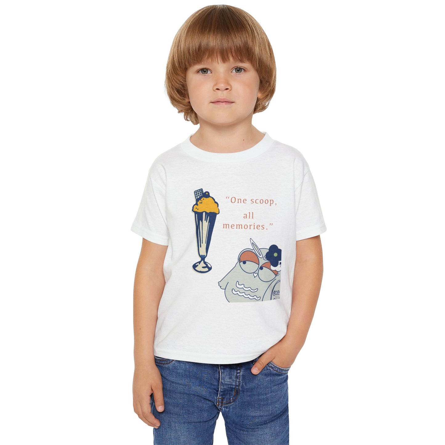 Adorable Toddler T-Shirt with Memory-Inspired Design, Cute Gift for Kids, Summer Outfits, Playdate Attire, Family Gatherings