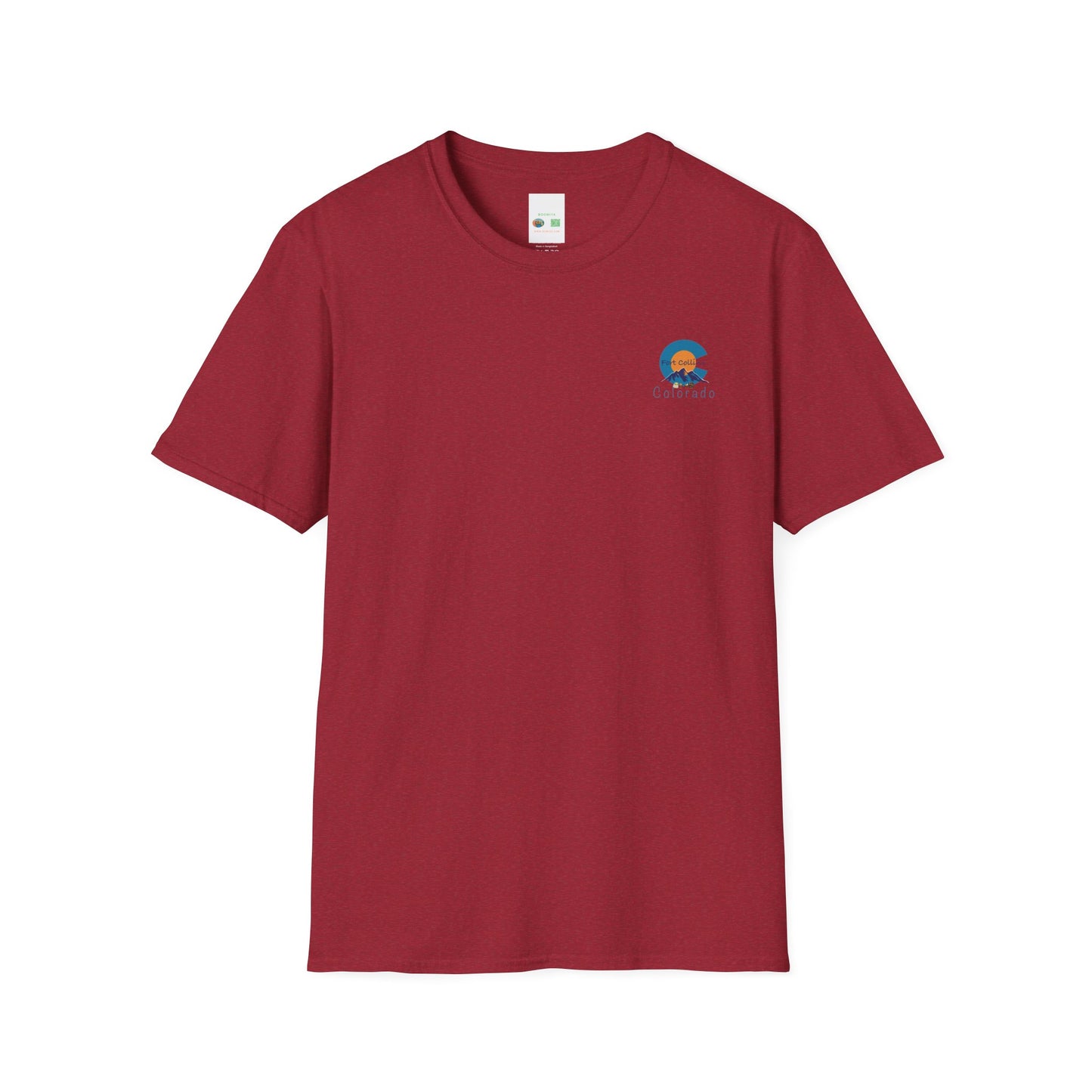 Fort Collins Colorado Unisex T-Shirt | Softstyle Tee for Travel Lovers, Adventure Seekers, and Summer Days, Gift for Nature Enthusiasts