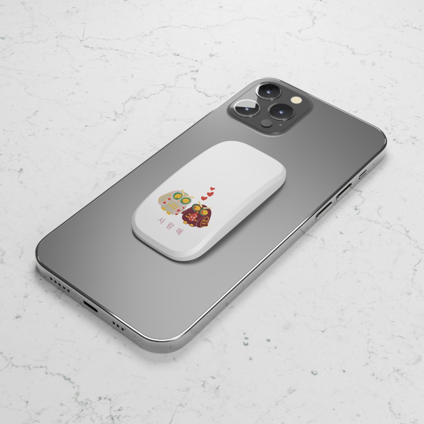 Cute Owl Phone Grip with Love Quote