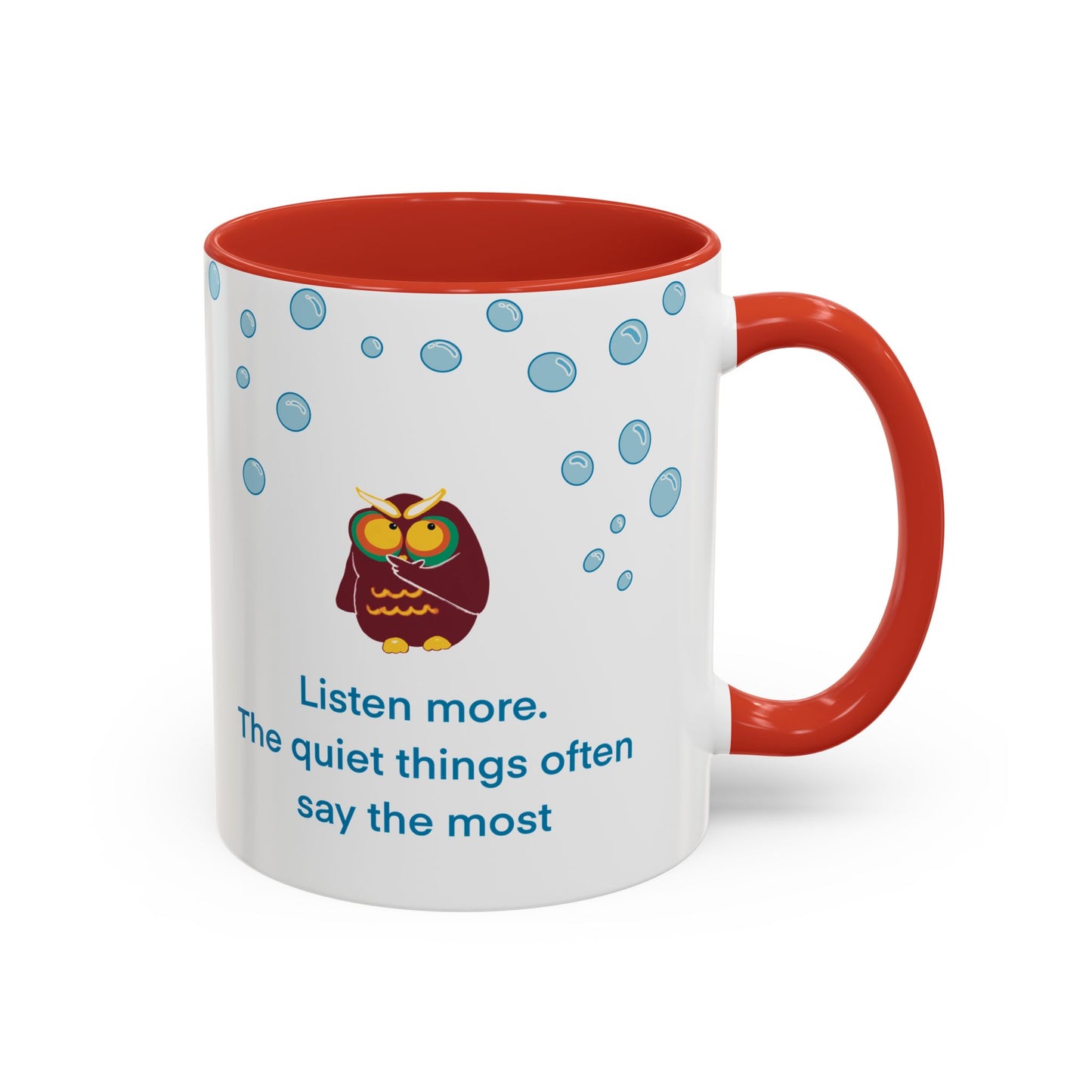 Inspiring Owl Coffee Mug - A Thoughtful Gift for Seekers, Motivational Drinkware for Home, Inspirational Quote Mug, Cozy Kitchen Decor