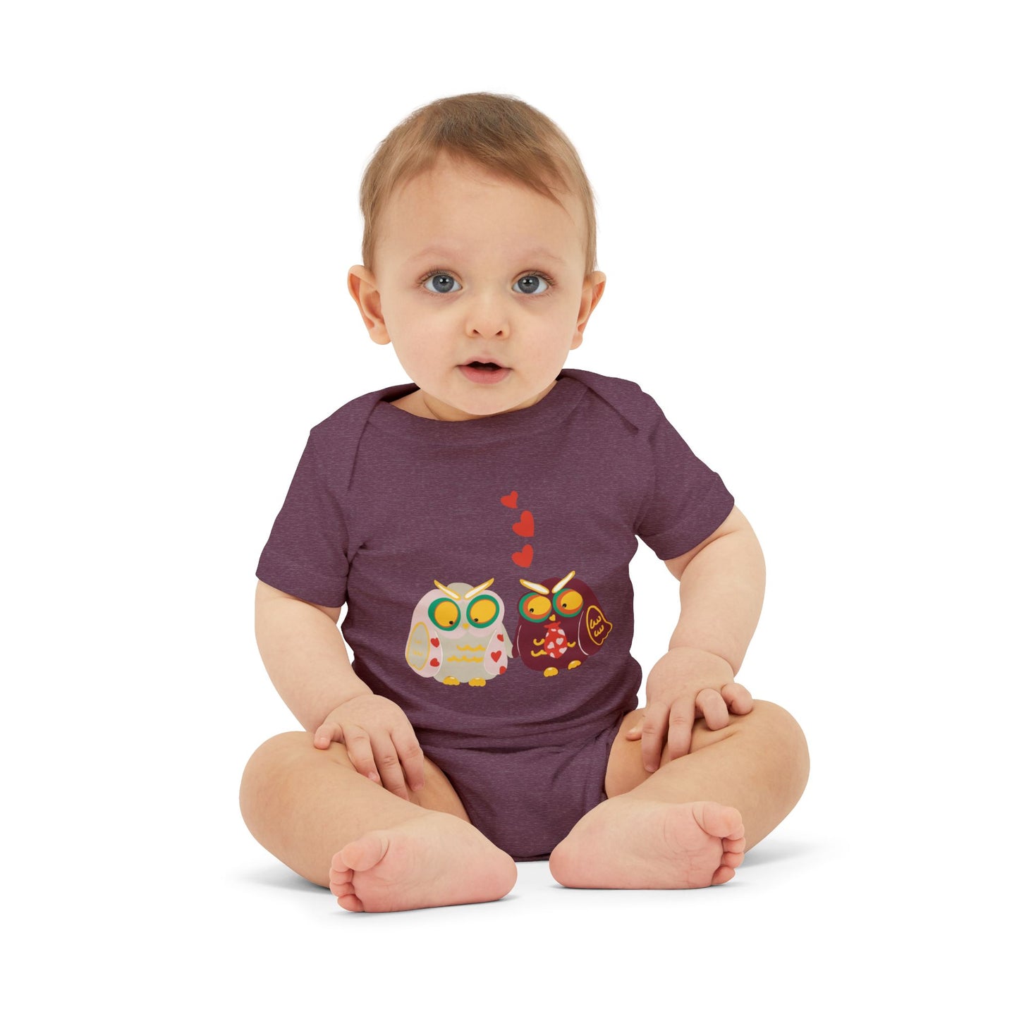 Adorable Owl Love Infant Jersey One Piece - Cute Baby Bodysuit for Baby Showers & Valentine's Day