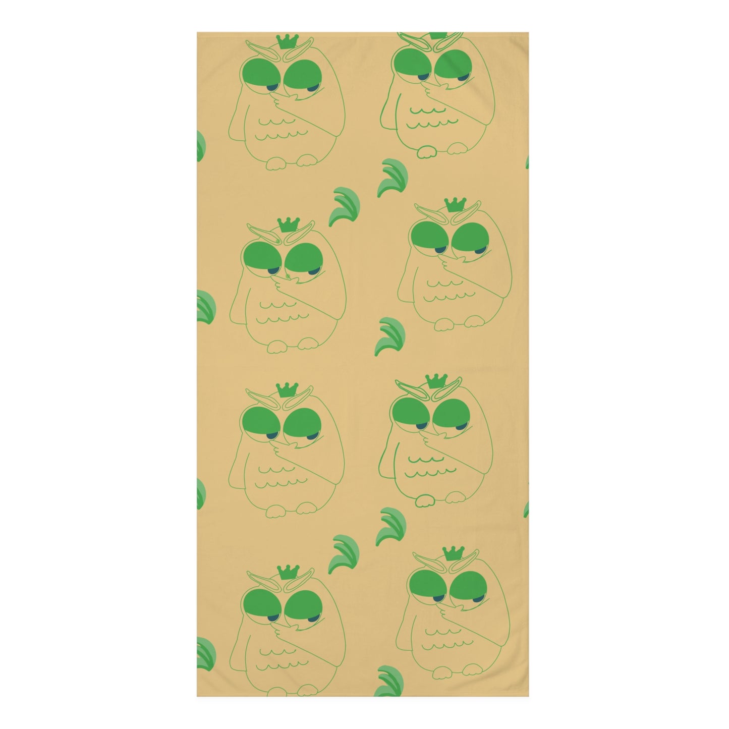 Cute Owl Mink-Cotton Towel for Beach, Pool, Gifts, Summer Fun, Spa Days, Home Decor