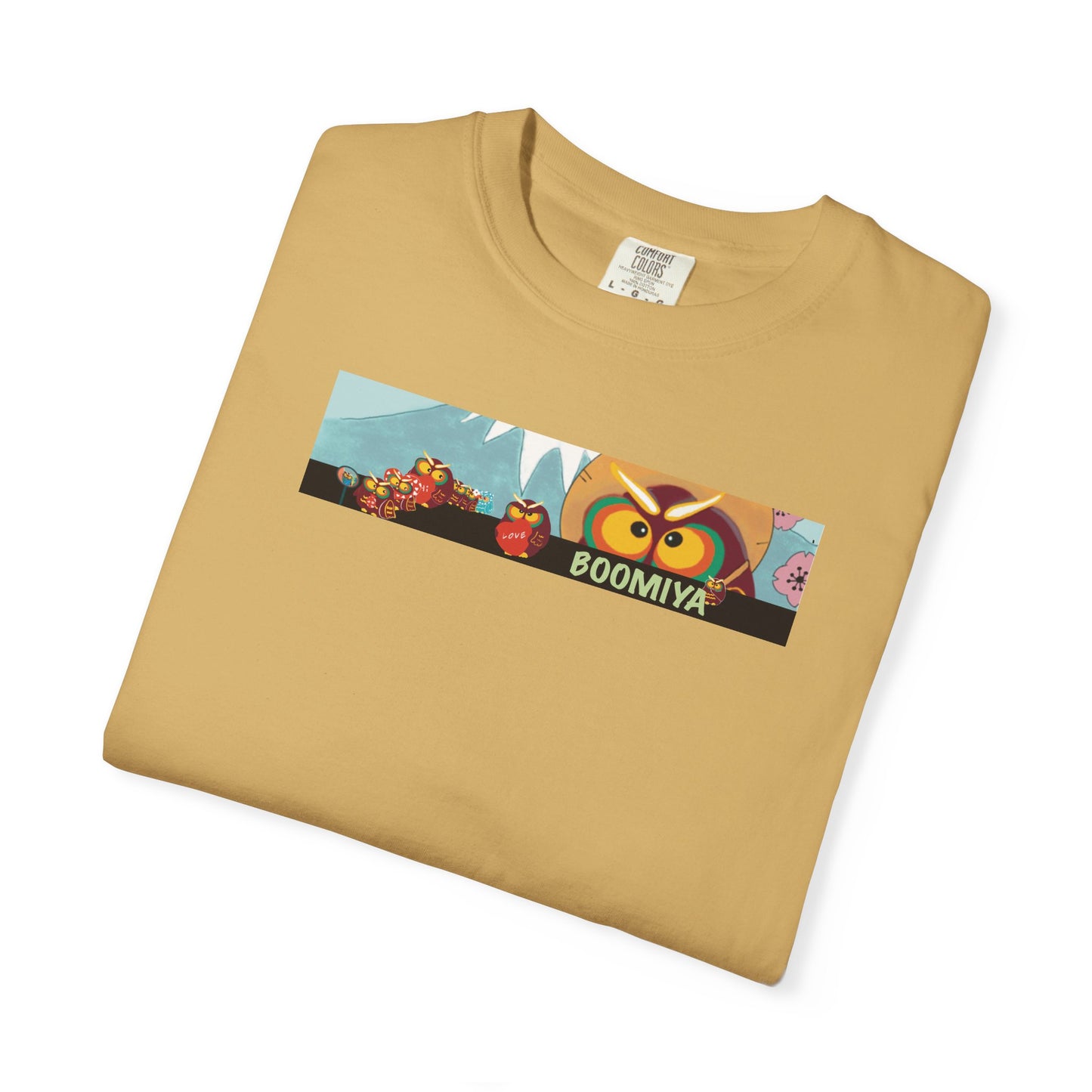 Boomiya Unisex Garment-Dyed T-shirt - Fun & Playful Graphic Tee
