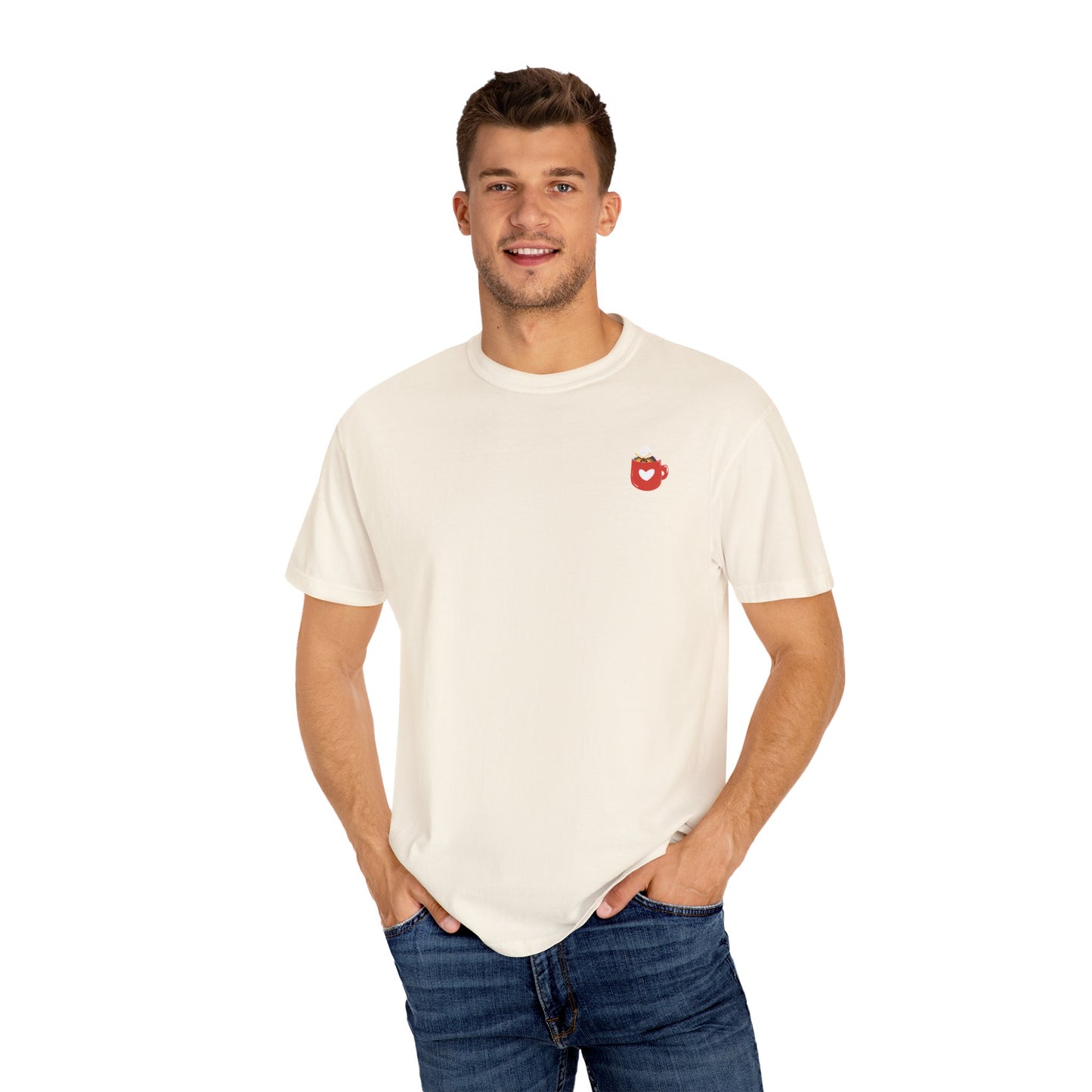 Playful Heart Unisex Garment-Dyed T-Shirt