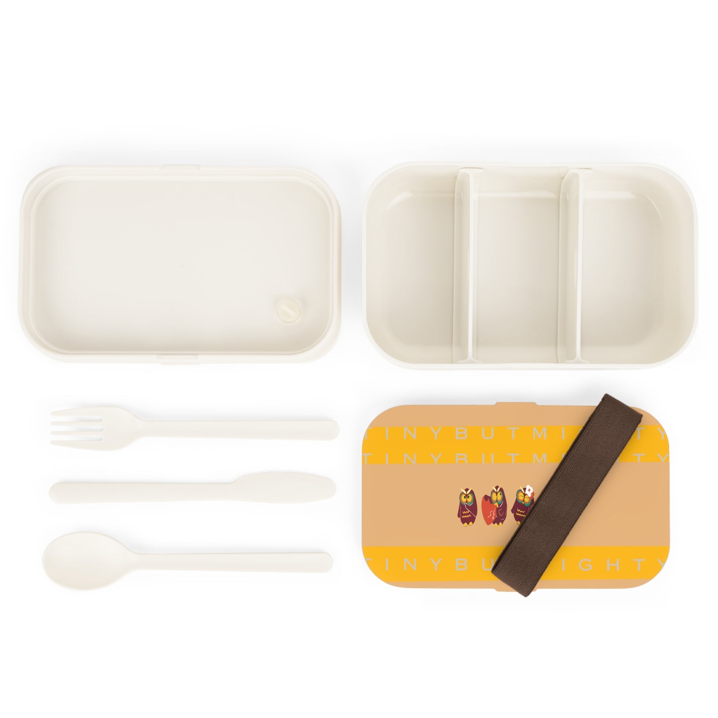 Tiny But Mighty Bento Lunch Box - Perfect for Kids' Meals and Snacks