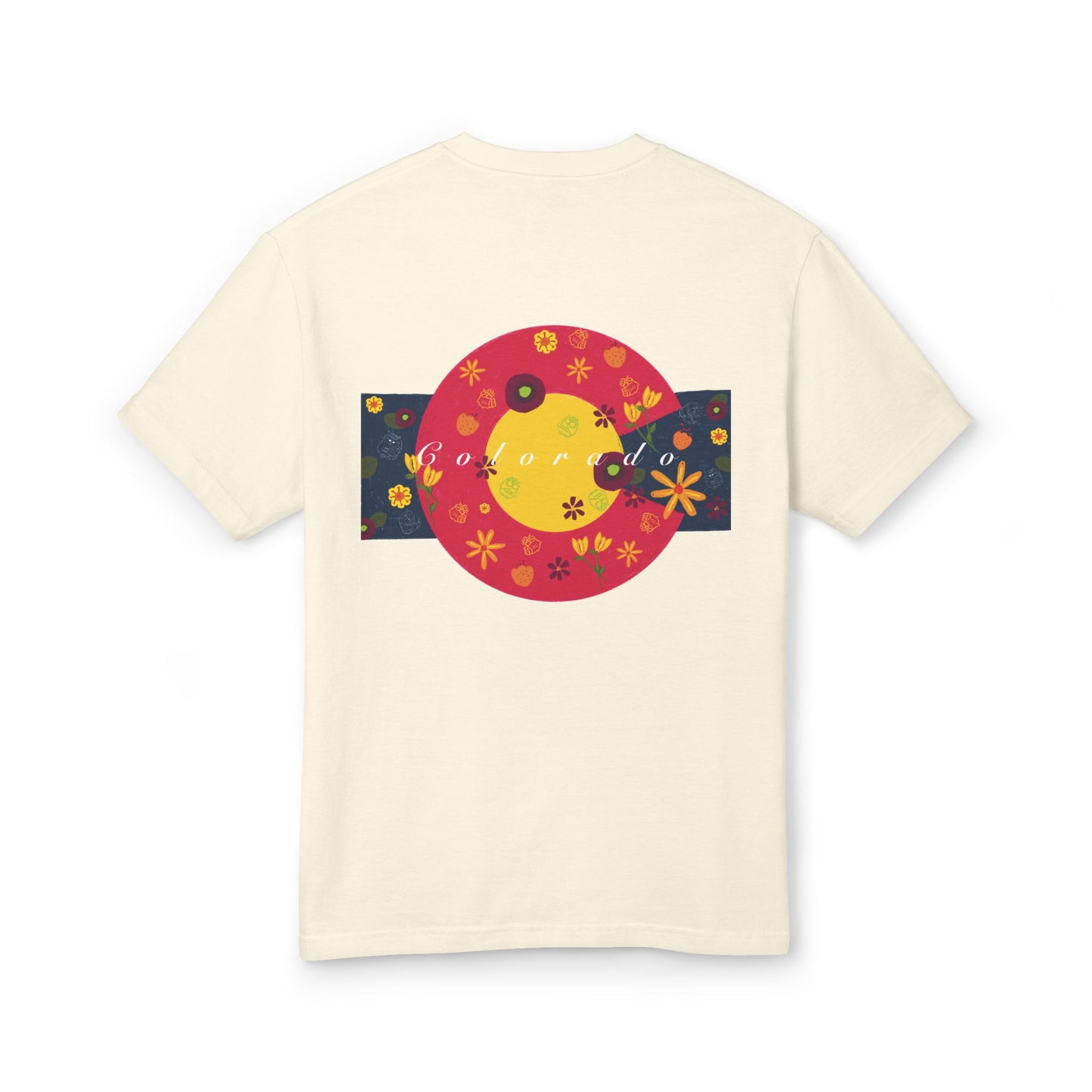 Colorful Floral Graphic Tee for Nature Lovers | Eco-Friendly Unisex T-Shirt | Summer Style, Gift for Friends, Eco-Conscious Fashion
