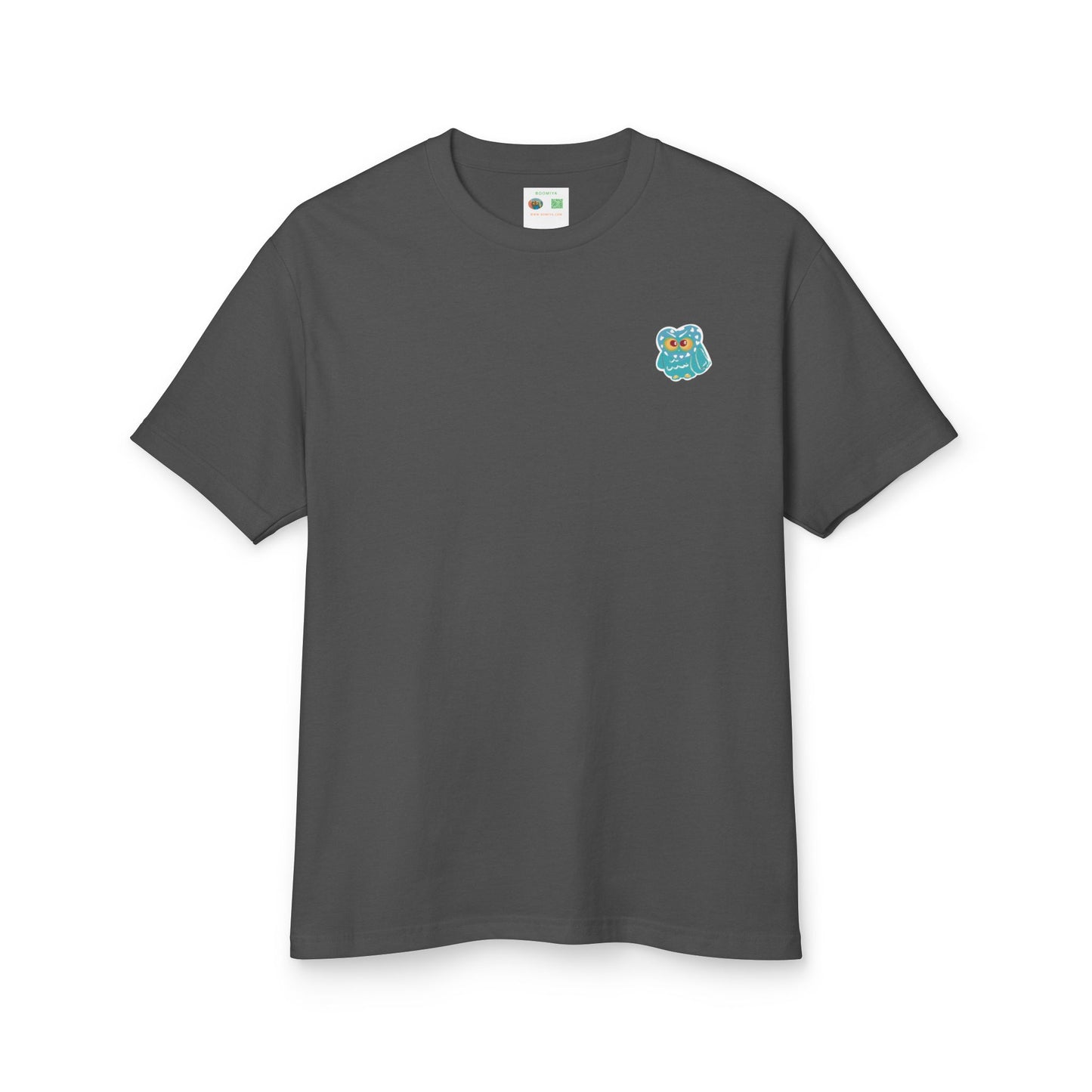Fort Collins Vibes Unisex Heavyweight Cotton Tee - Mountain and Owl Design