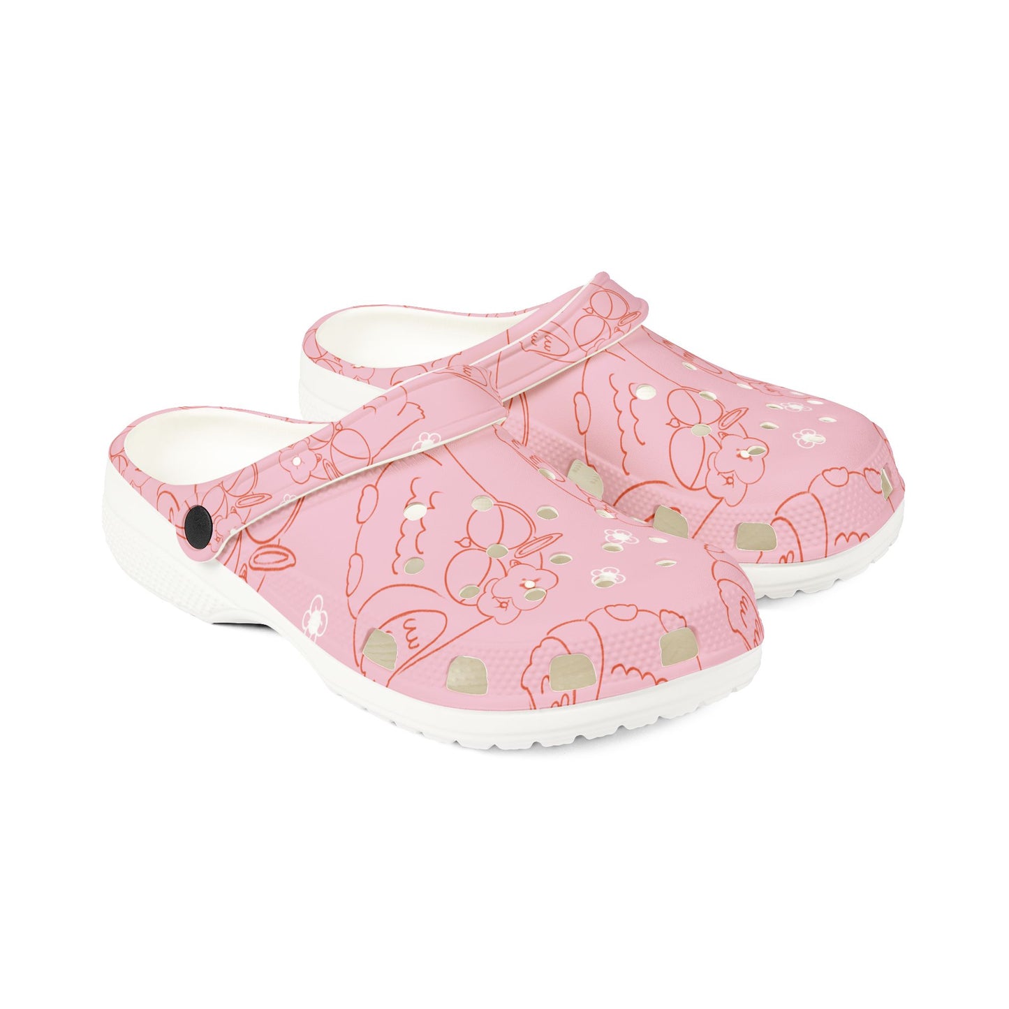 Whimsical Pink EVA Foam Shoes, Cute Clogs for Kids, Fun Garden Footwear, Lightweight Summer Slippers, Perfect Gift for Birthdays