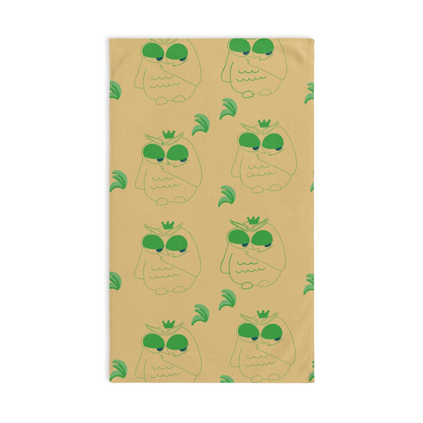 Whimsical Owl Hand Towel - Fun Kitchen Decor, Eco-Friendly Gift, Animal Lover's Towel, Cute Bathroom Essentials, Unique Housewarming Present